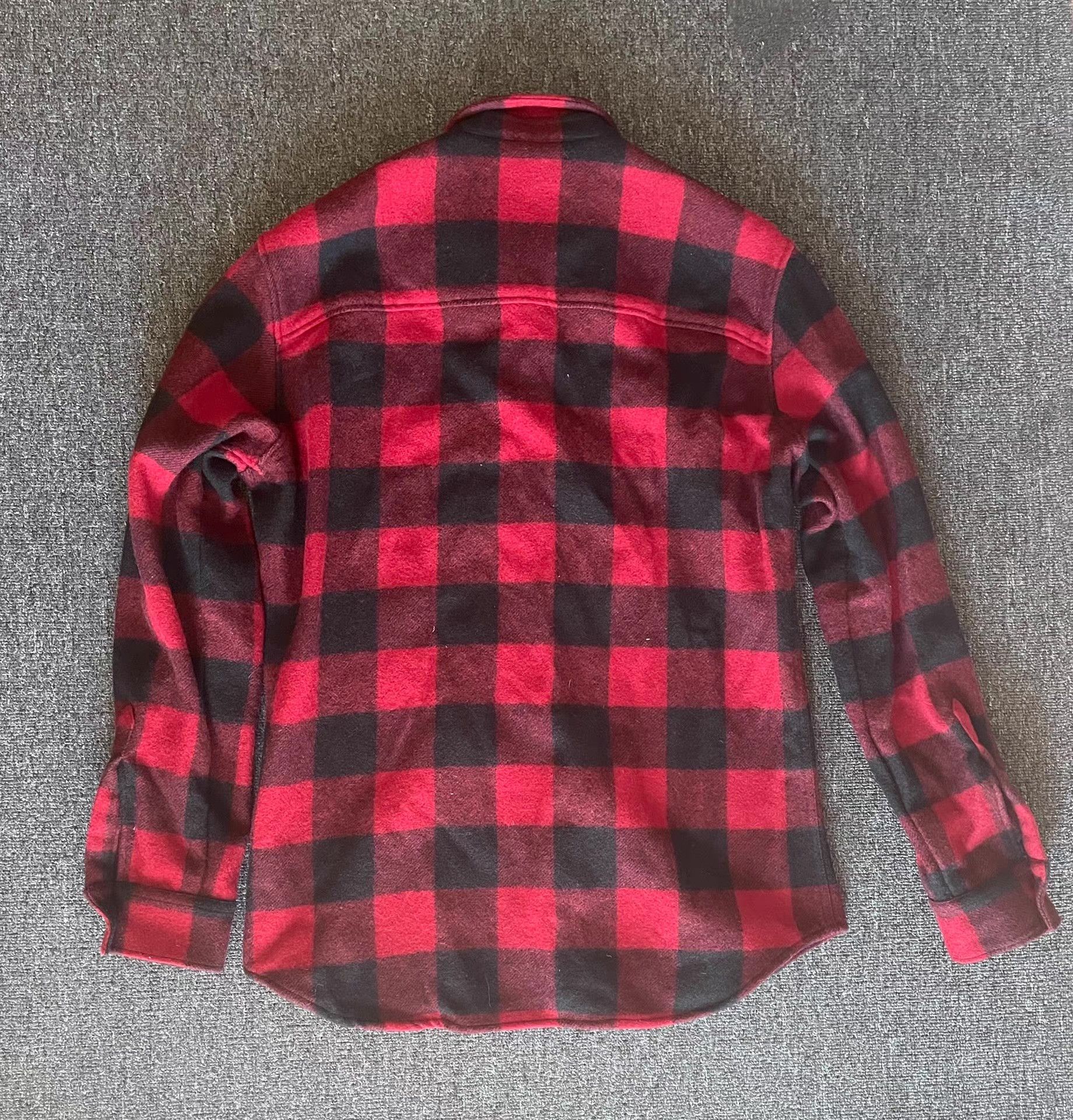 Dsquared2 Dsquared2 Red and Black Plaid Wool Shirt, Size US XL / EU 56 / 4 - 4 Thumbnail