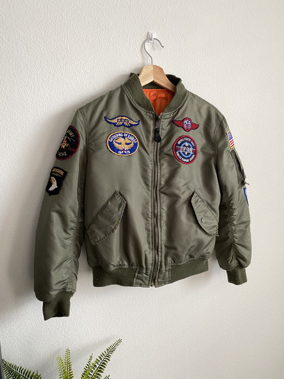Alpha Industries Alpha Industries Multi Patch MA-1 Bomber Jacket Size US XXS / EU 40 - 2 Thumbnail