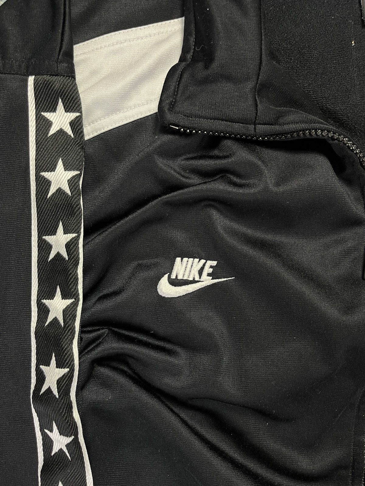 Nike × Vintage Vintage 90s Nike premier stars zip track jacket / sweatshirt Size US XL / EU 56 / 4 - 7 Thumbnail