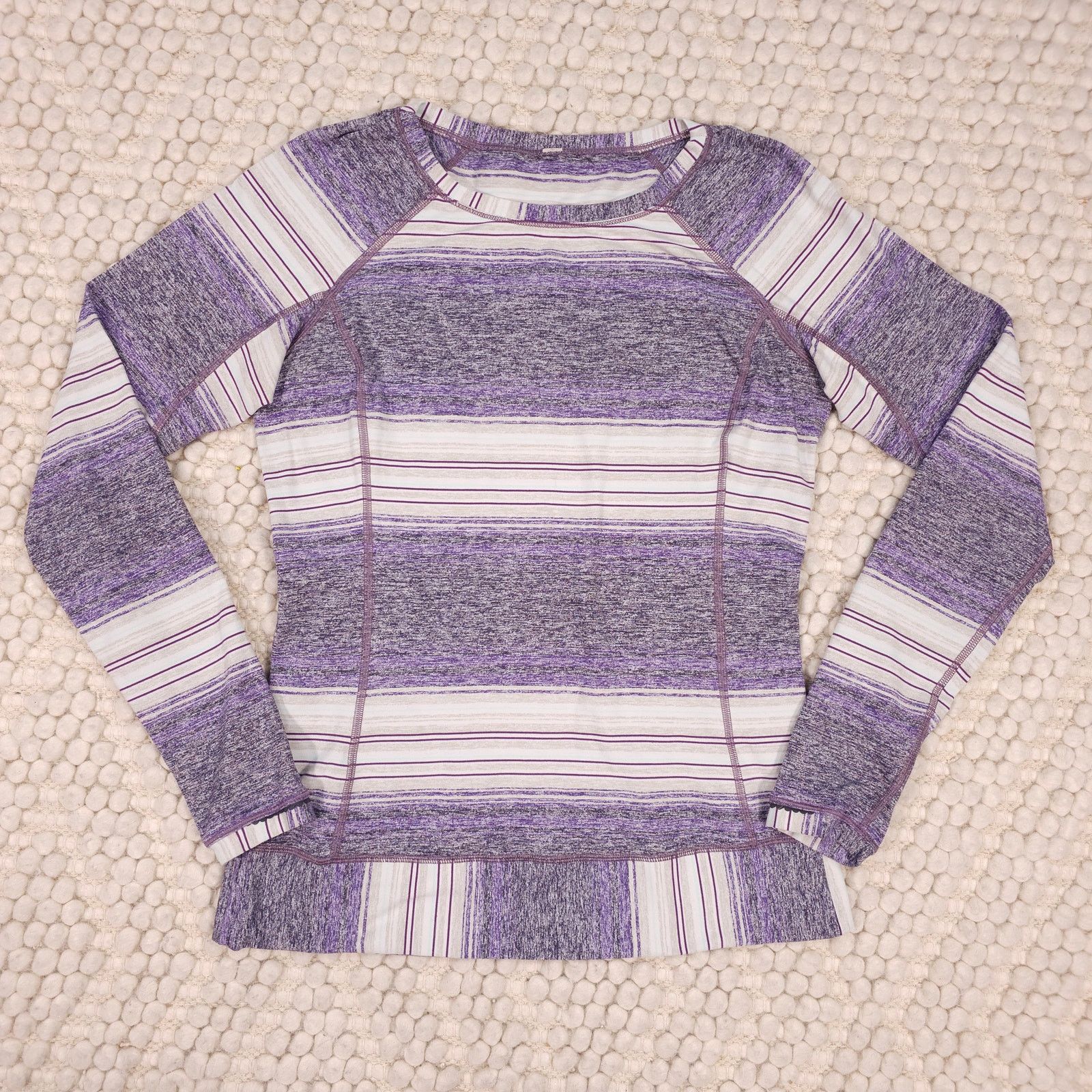 Lululemon Lululemon Race Your Pace Long Sleeve Grape Sz 10 Size L / US 10 / IT 46 - 5 Thumbnail