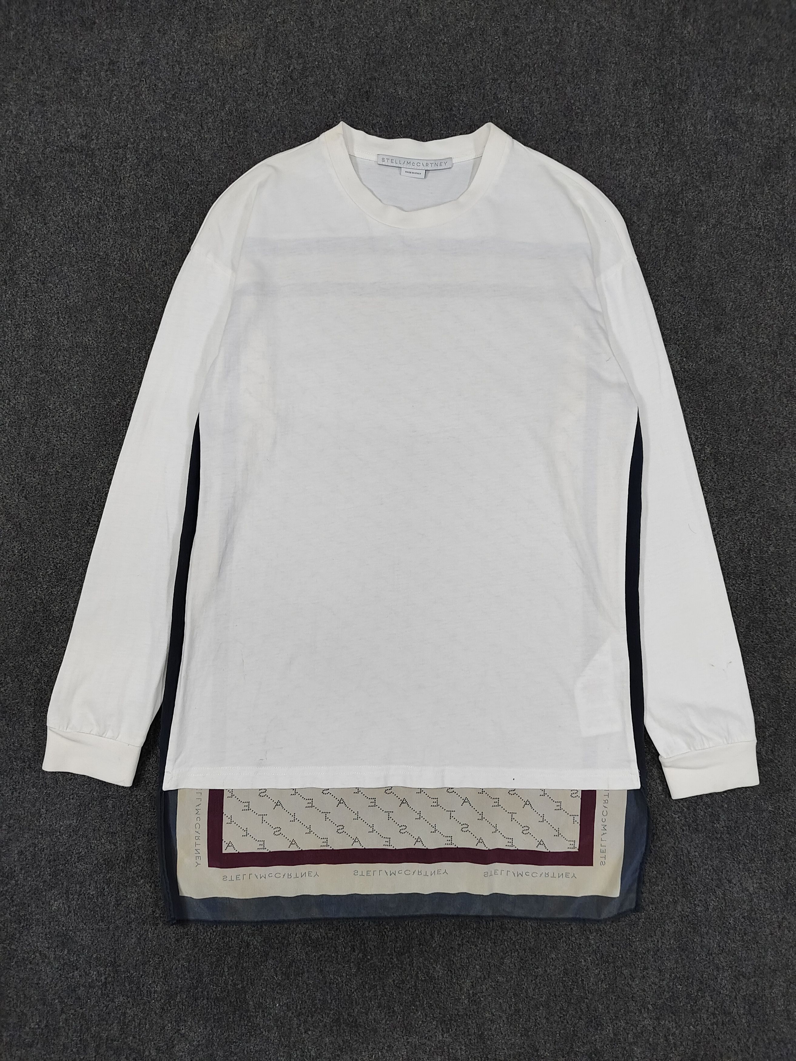 Stella McCartney Stella McCartney💥 Silk Scarf Back Panel Logo Long Sleeve Size M / US 6-8 / IT 42-44 - 3 Thumbnail