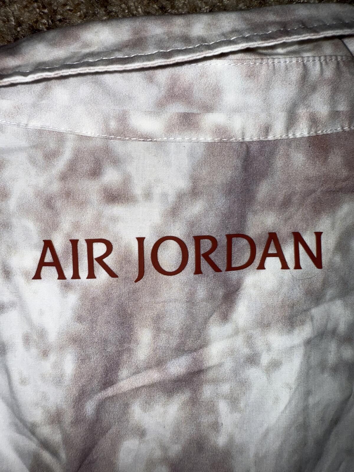 Nike Jordan Men Camp Shirt Sail Tops Sample Size US M / EU 48-50 / 2 - 6 Thumbnail