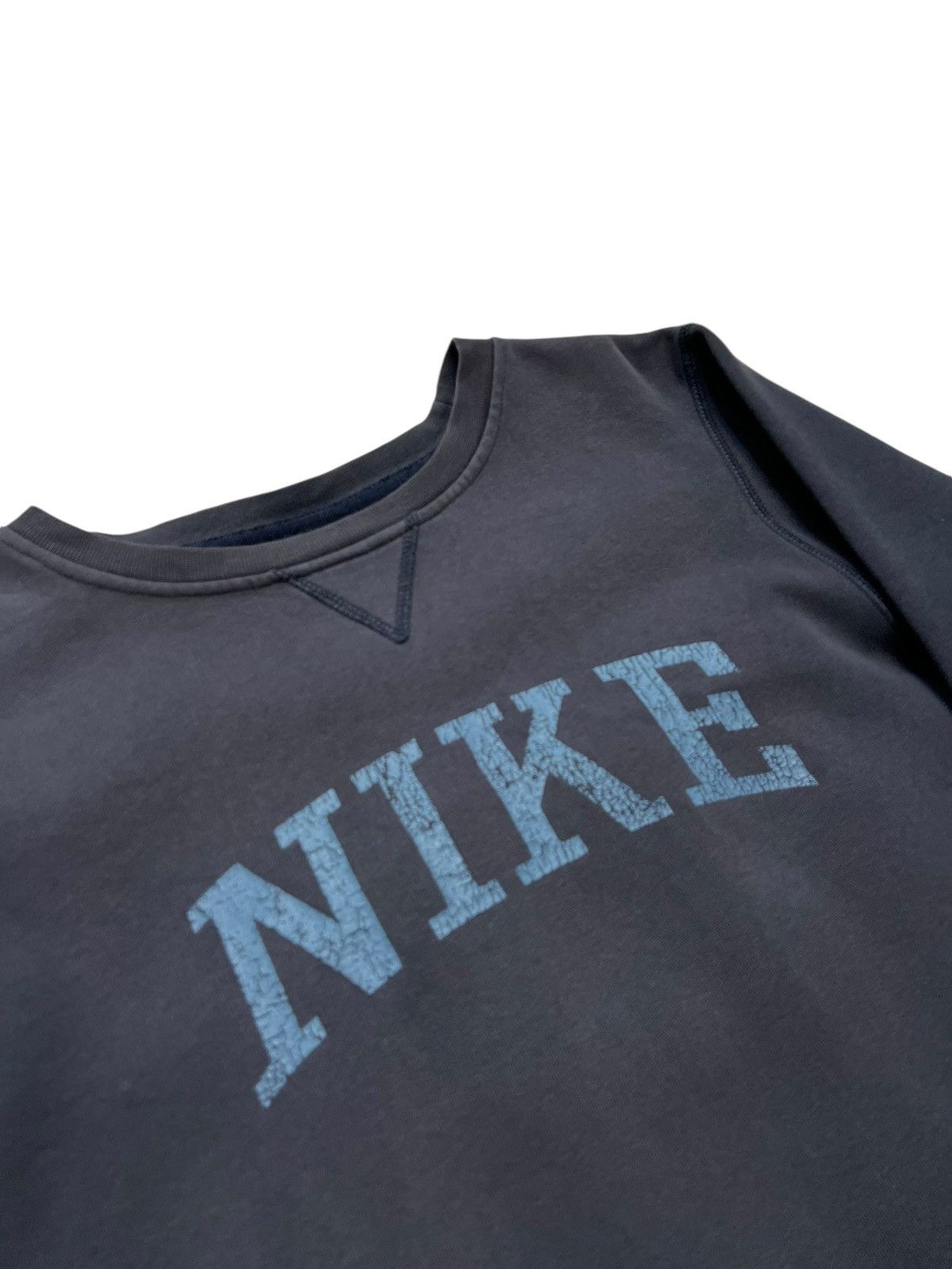 Nike × Vintage 90s Nike Spellout Vintage Y2K Oversized Retro Sweatshirt Size US S / EU 44-46 / 1 - 2 Thumbnail