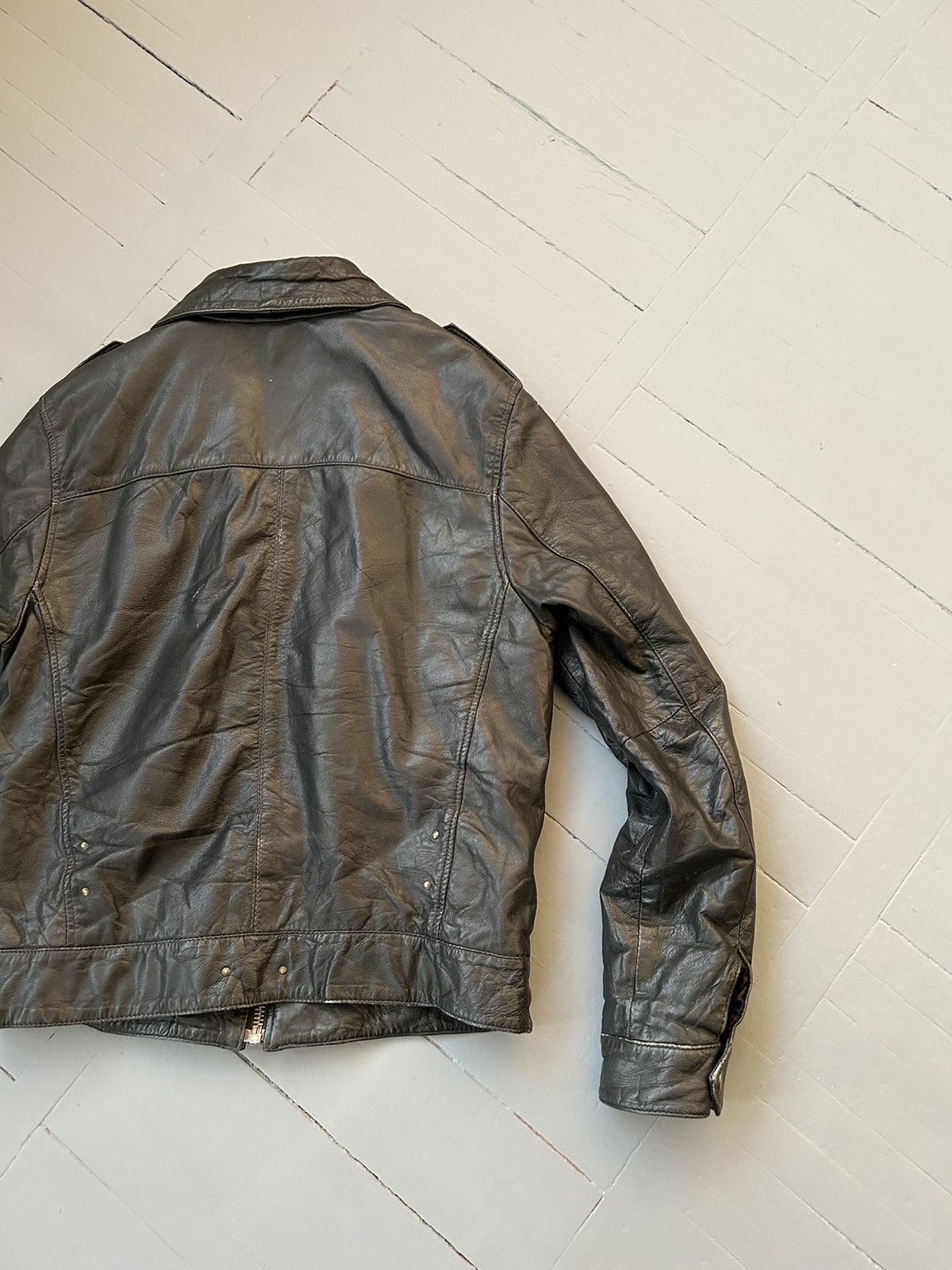 Vintage Vintage leather bomber jacket Size US M / EU 48-50 / 2 - 7 Thumbnail