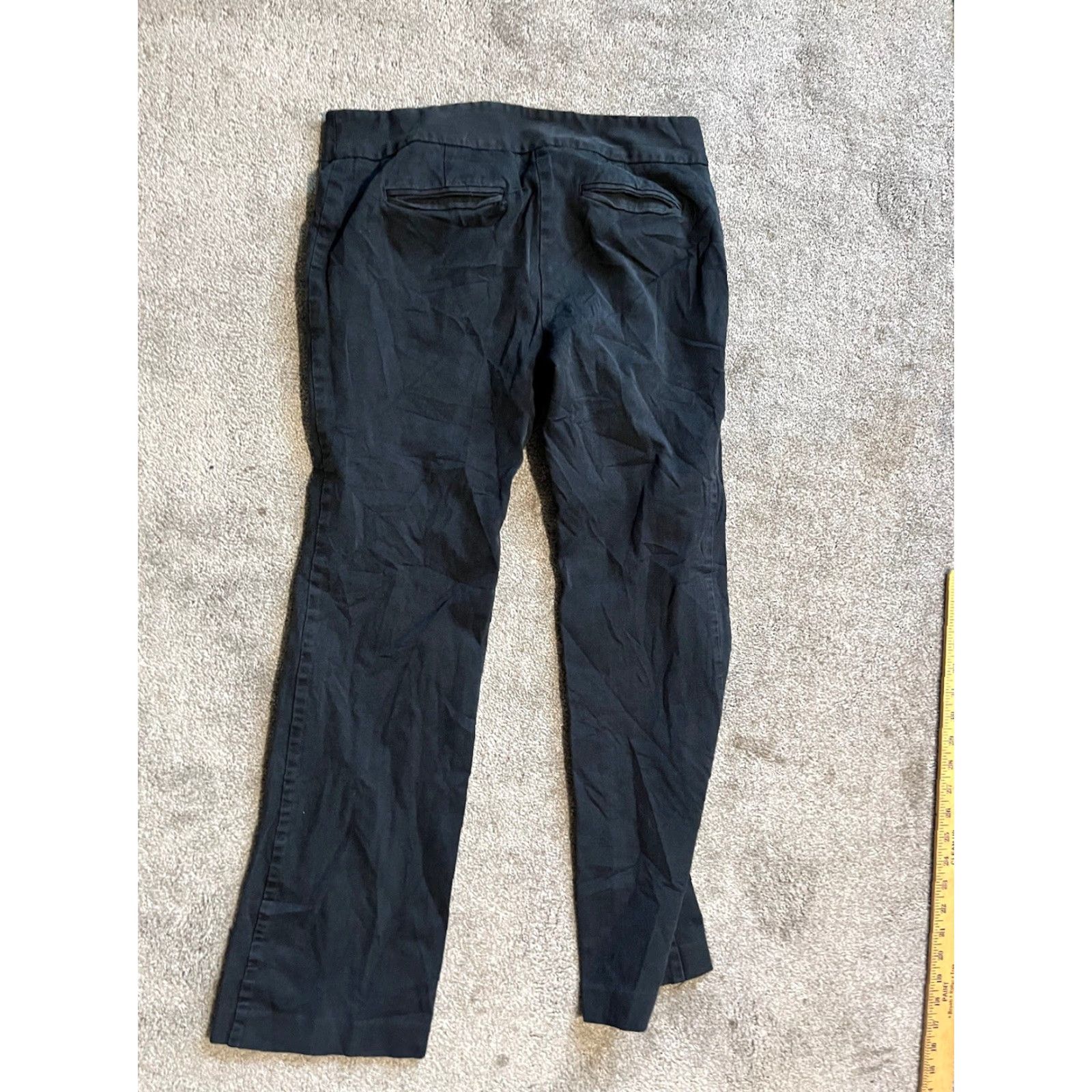 Ann Taylor Ann Taylor Loft Pants Women 2P Black Petite Straight Leg Chino Classic City Womens Size 26" / US 2 / IT 38 - 3 Thumbnail