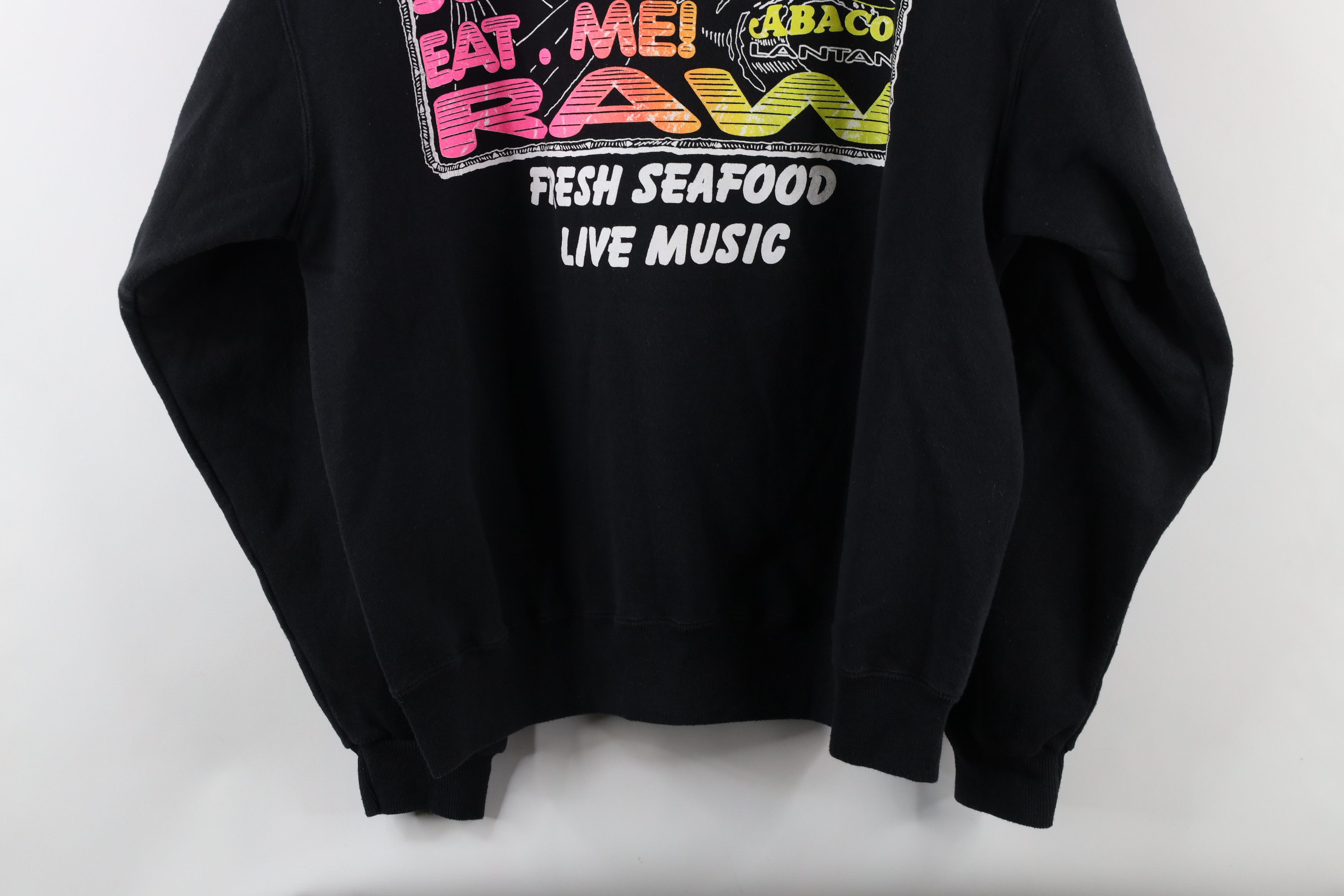Vintage Vintage 90s Boat Shuck Me Suck Me Eat Me Raw Sweatshirt USA Size US XL / EU 56 / 4 - 10 Thumbnail