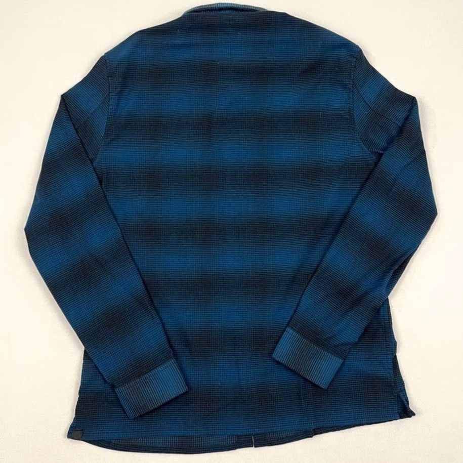 Lululemon Lululemon Masons Peak Flannel Shirt Mens L Blue Black Button Up Casual Stretch Shirt Mens L Blue Size US L / EU 52-54 / 3 - 2 Thumbnail