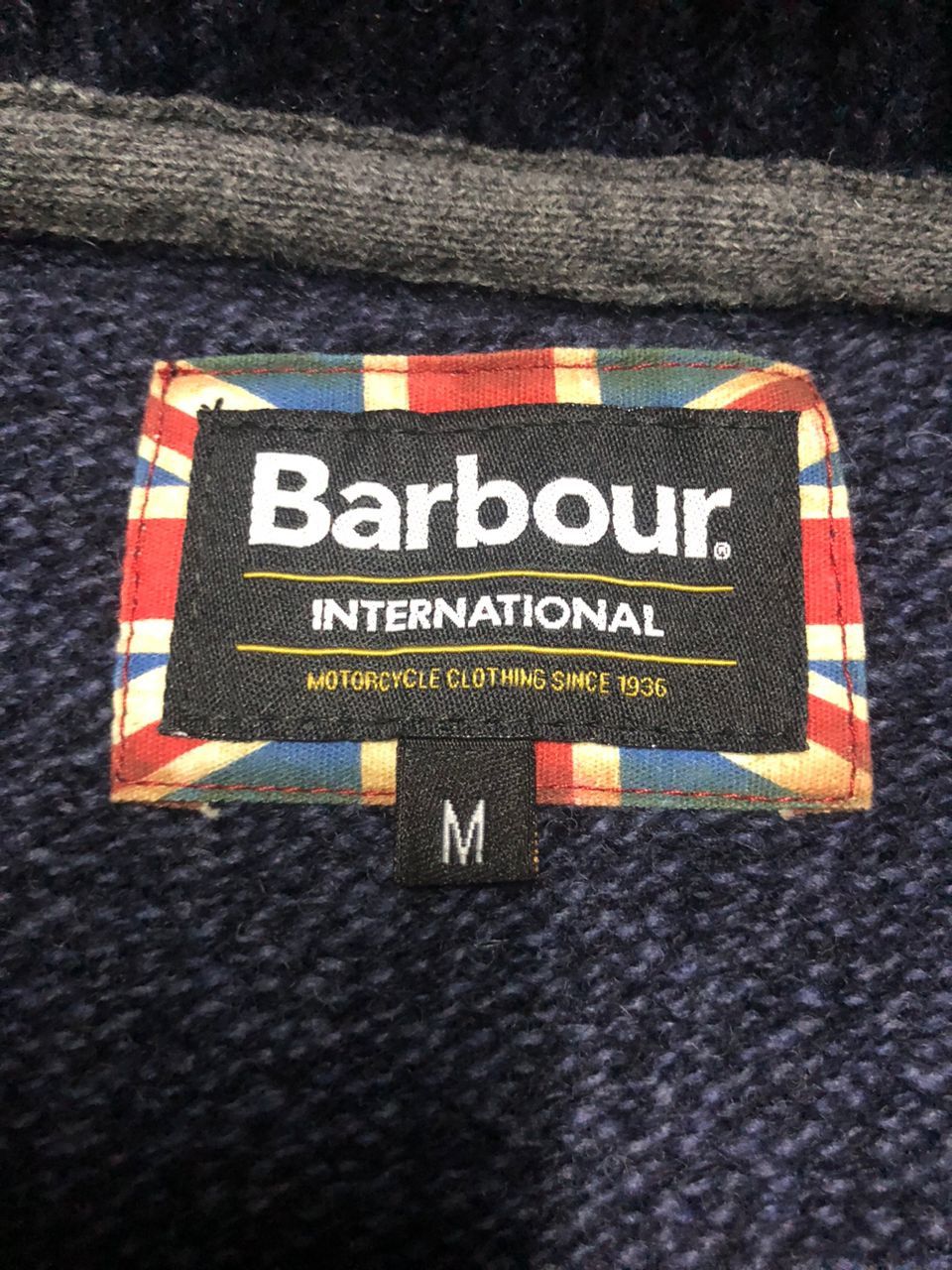 Barbour RARE🔥Barbour Motorcycle Knit Wool Zipper Jacket Size US M / EU 48-50 / 2 - 16 Thumbnail