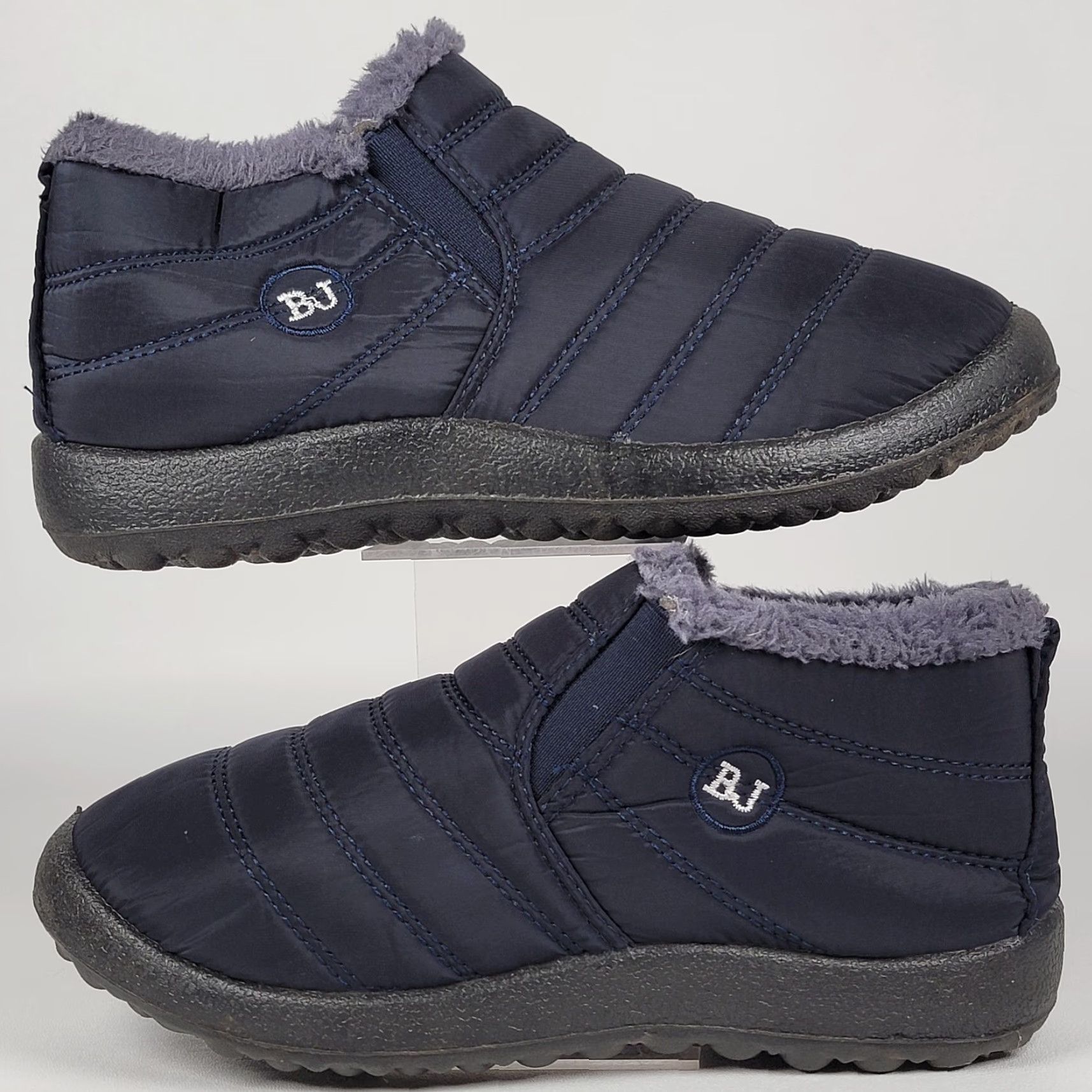 Vintage VINTAGE Boots Snow Outdoor Boots Hiking Ankle Boots Waterproof Men's 5 US/38 EU Blue Short Plush Lining TPU Outsole Winter Casual Men Boots Size US 5.5 / EU 38 - 5 Thumbnail