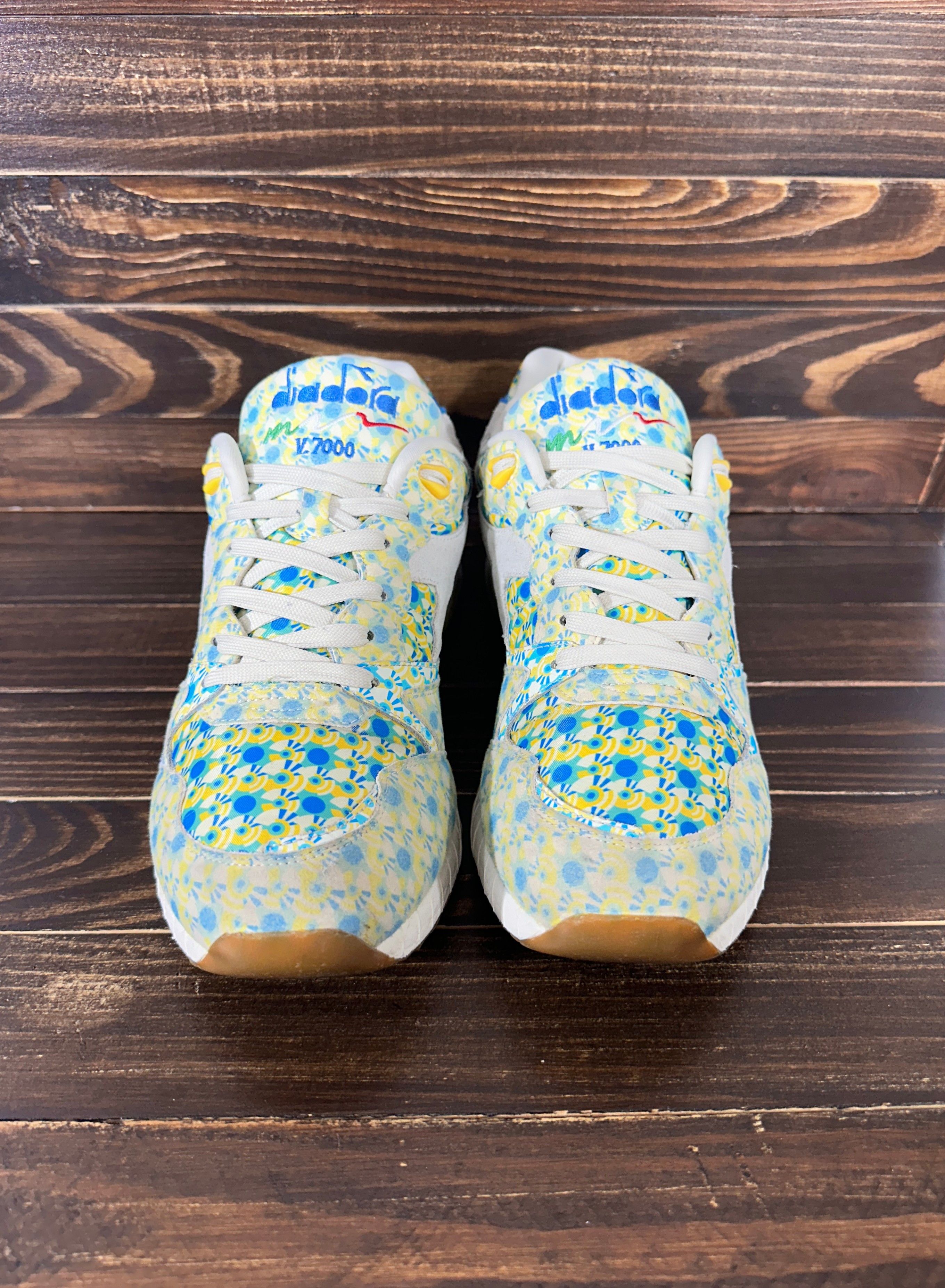 Diadora Diadora V7000 'Futurism - Blue Bell' Men's Sneakers VeryRare Size US 10 / IT 40 - 3 Thumbnail