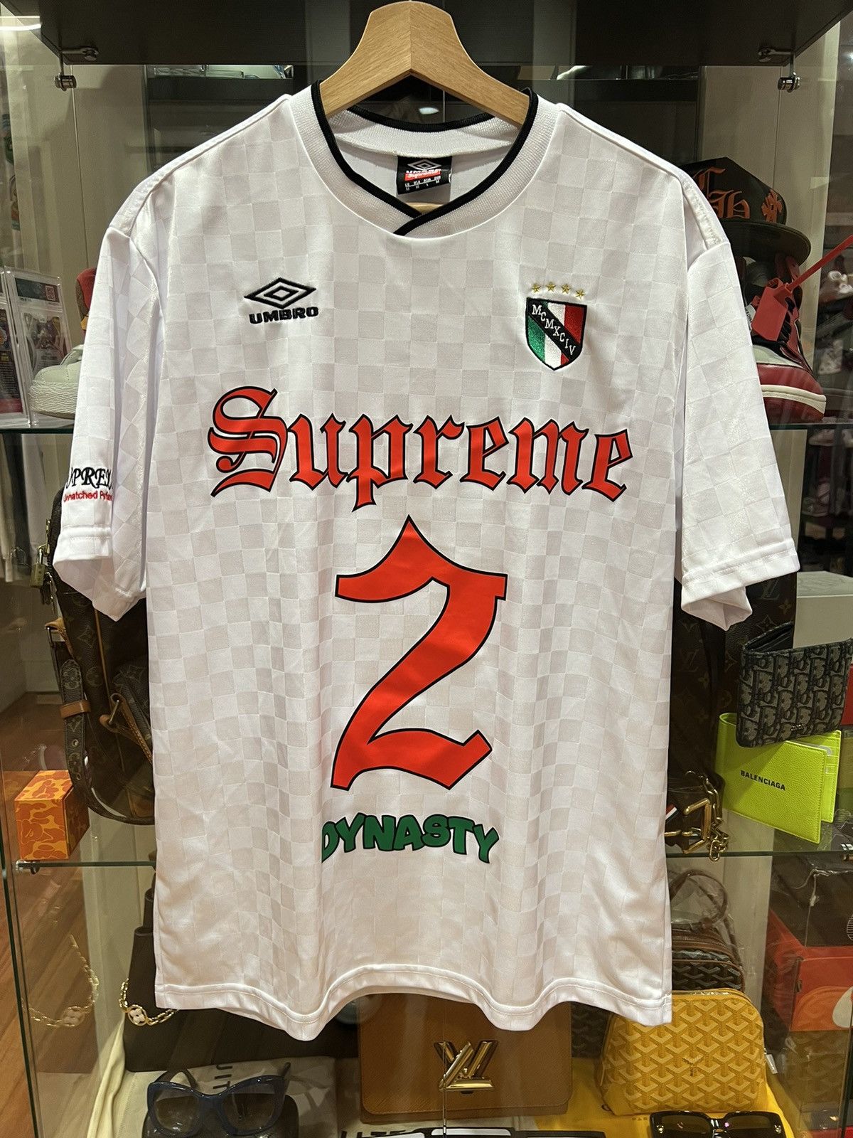 Supreme Supreme x Umbro Soccer Jersey White | Grailed