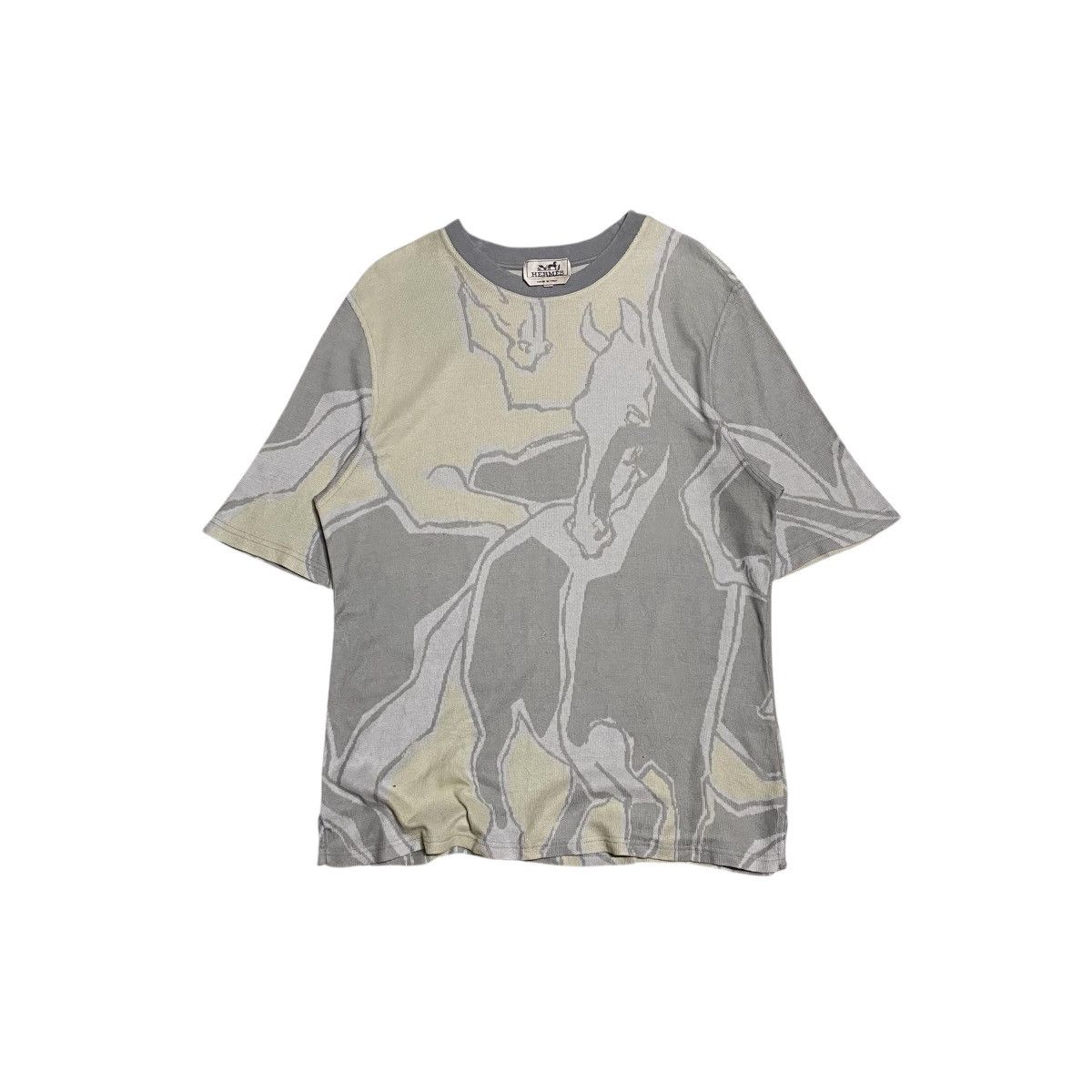 Hermes HERMES "DANCE OF HORSES" KNIT SS SHIRT Size US M / EU 48-50 / 2 - 1 Thumbnail