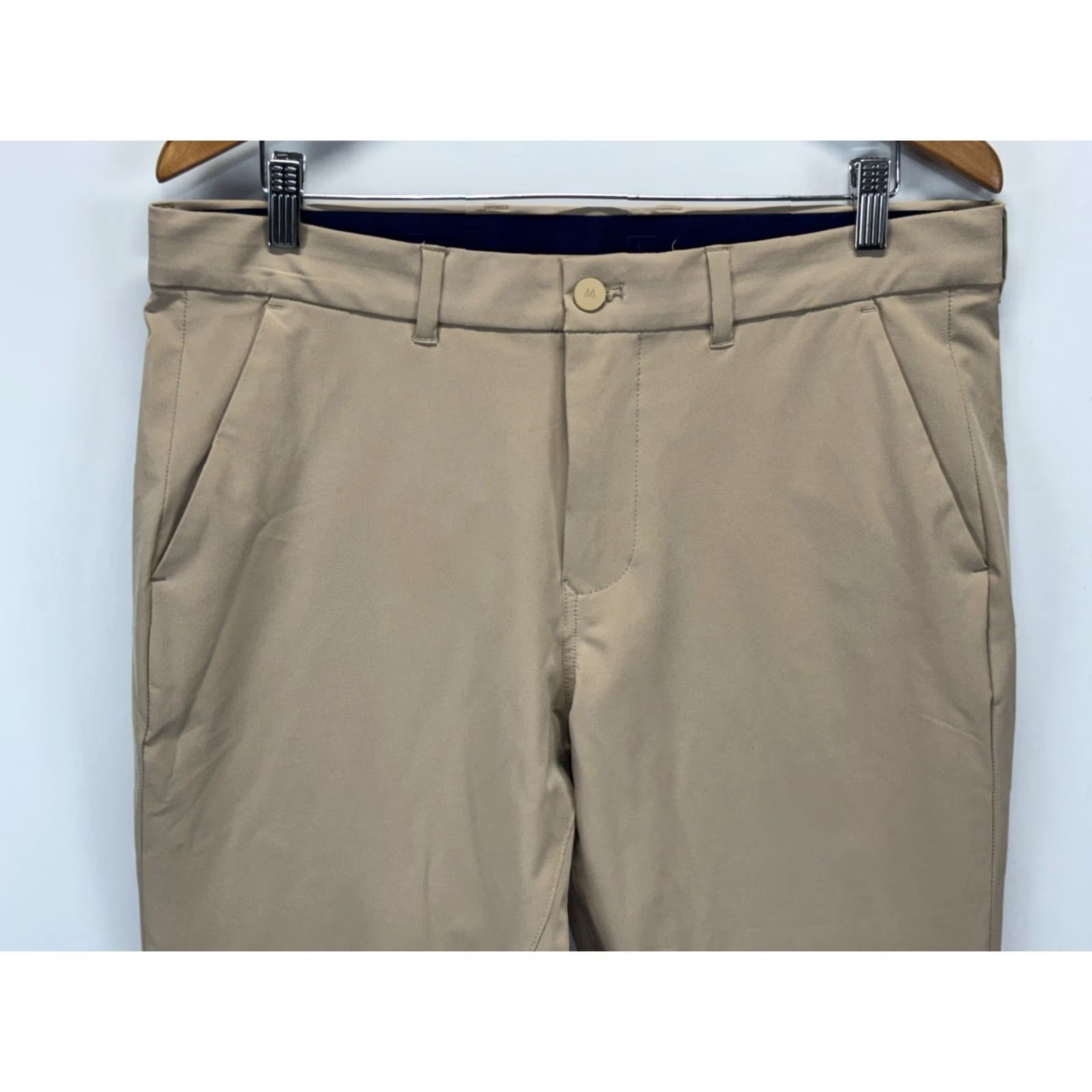 Mizzen+Main Mizzen+Main Helmsman Pants Mens 34x32 34x31 Khaki Performance Chinos Size US 34 / EU 50 - 2 Thumbnail