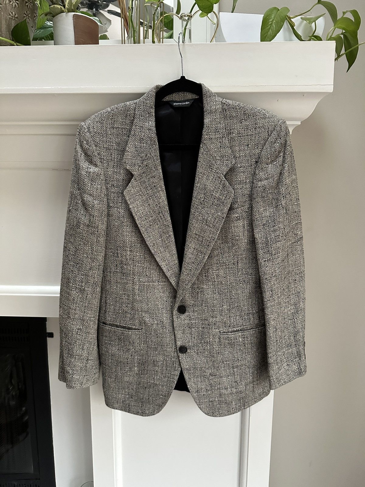 Pierre Cardin Herringbone Slim Fit Tailored Blazer Size 46R - 1 Thumbnail