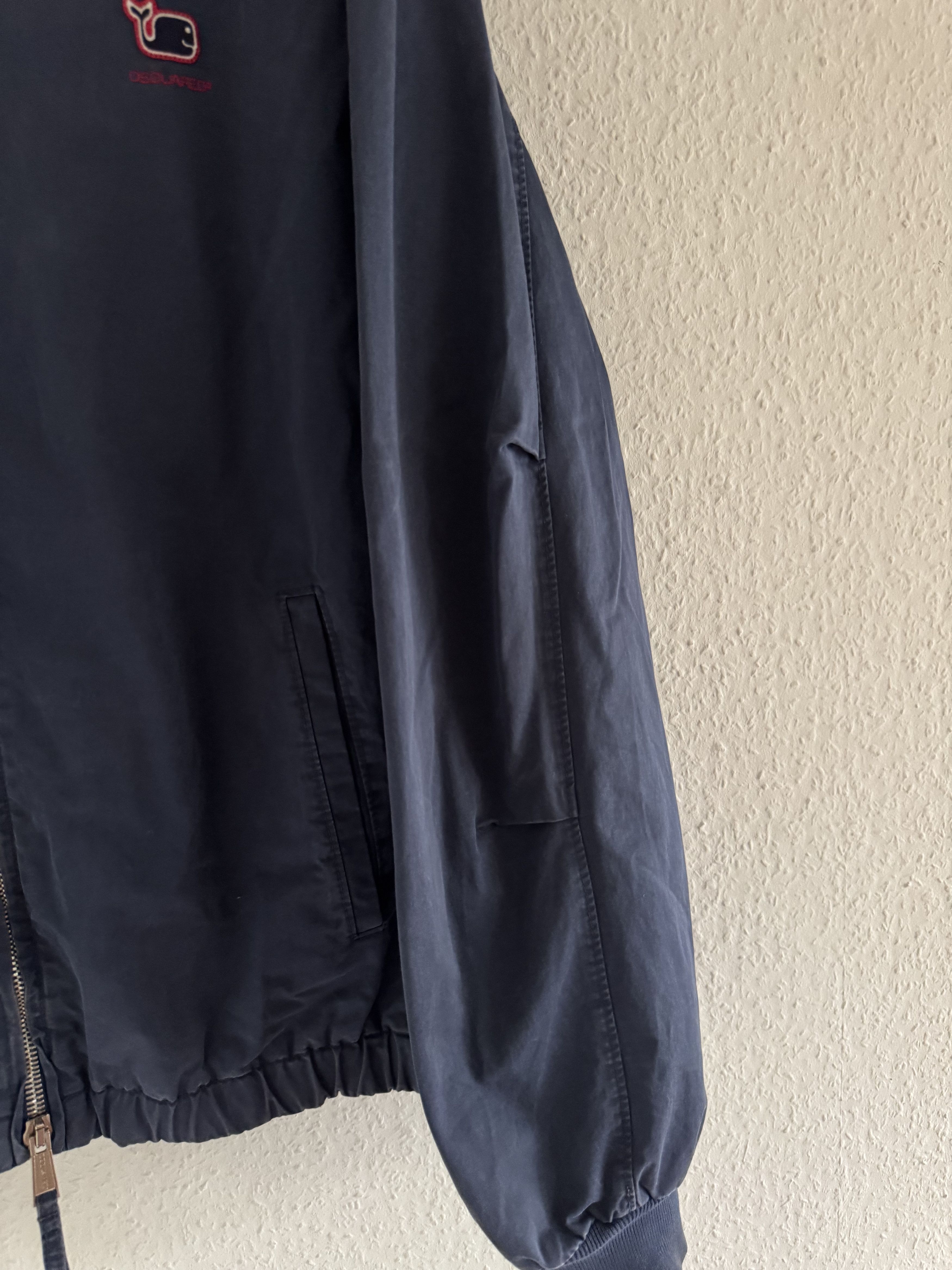 Dsquared2 SS07 Vintage Faded Zip Jacket Whale Patch Size US L / EU 52-54 / 3 - 9 Thumbnail
