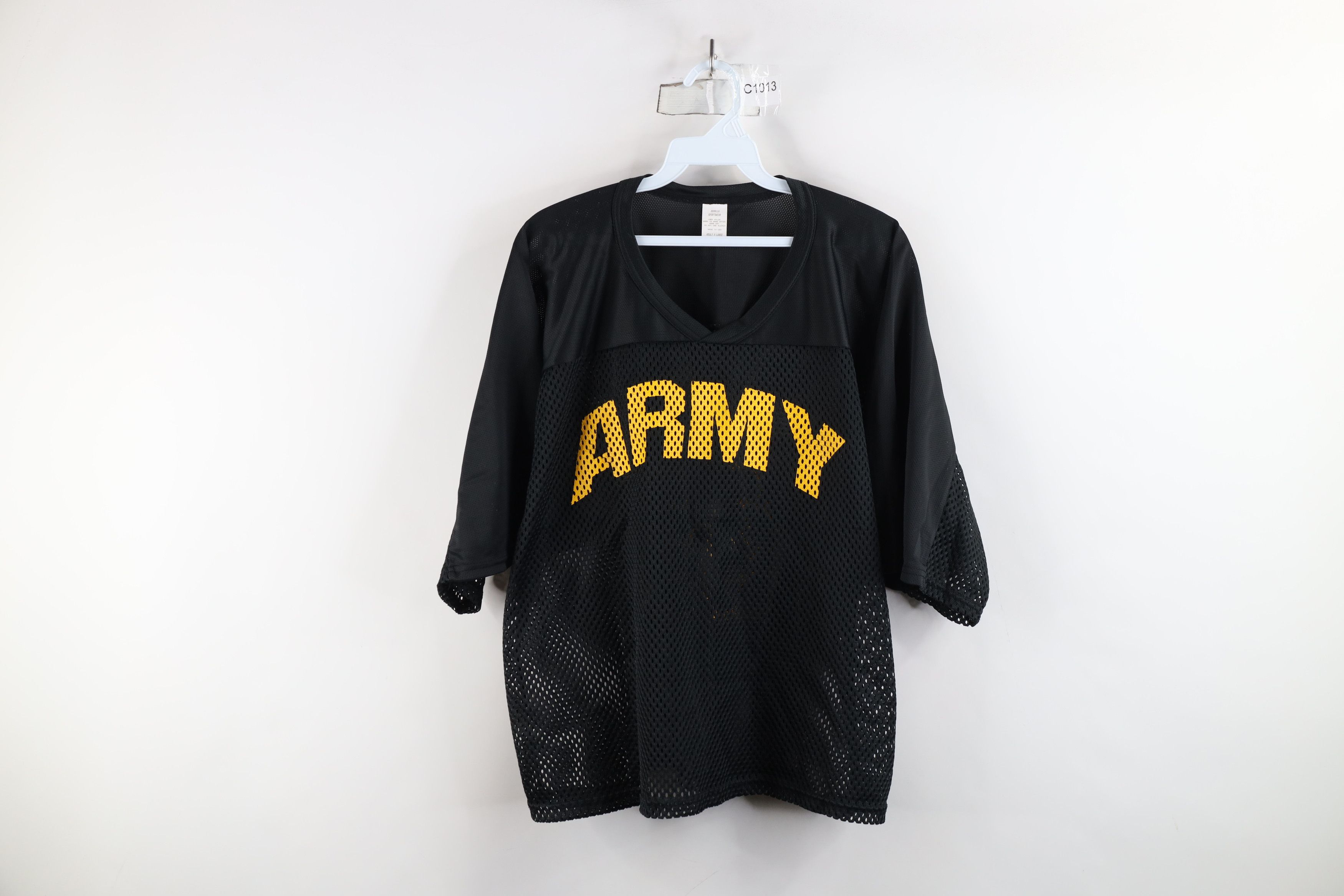 Vintage Vintage 80s 90s United States Army Cropped Football Jersey Size US XL / EU 56 / 4 - 1 Thumbnail