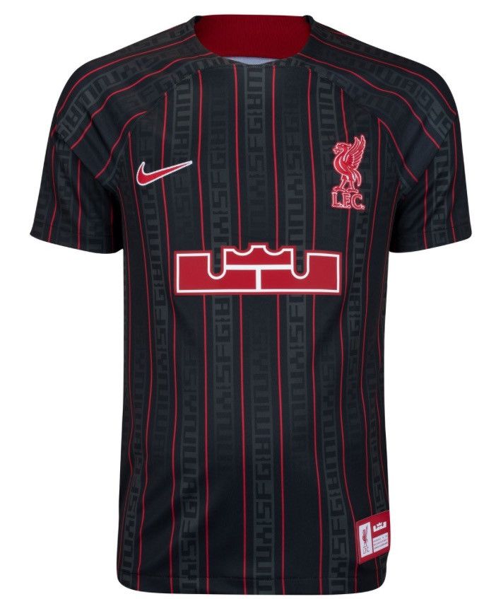 Nike × Other UK 2022/23 Liverpool LeBron Nike Soccer Jersey Dry Fit Match Size US L / EU 52-54 / 3 - 1 Thumbnail