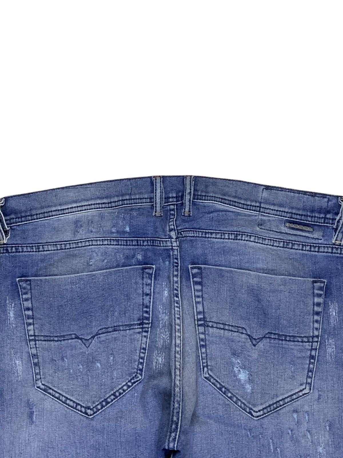 Diesel SALES🔥Vintage Diesel Patched Distressed Slim Fit Jeans Size US 35 - 8 Thumbnail