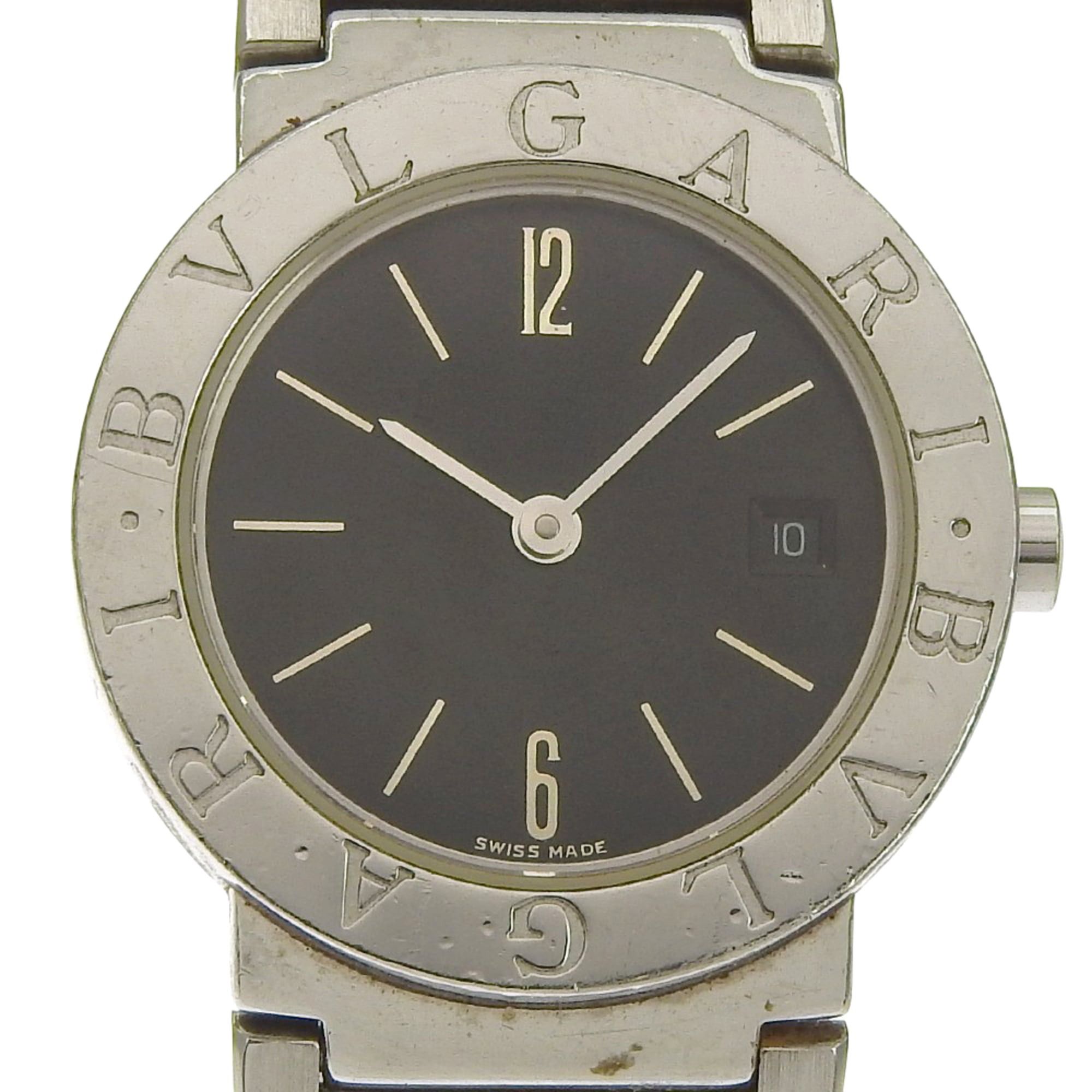 Bvlgari BVLGARI Wristwatch BB26SSD Stainless Steel Quartz Analog Display Black Dial Women's Size ONE SIZE - 1 Thumbnail