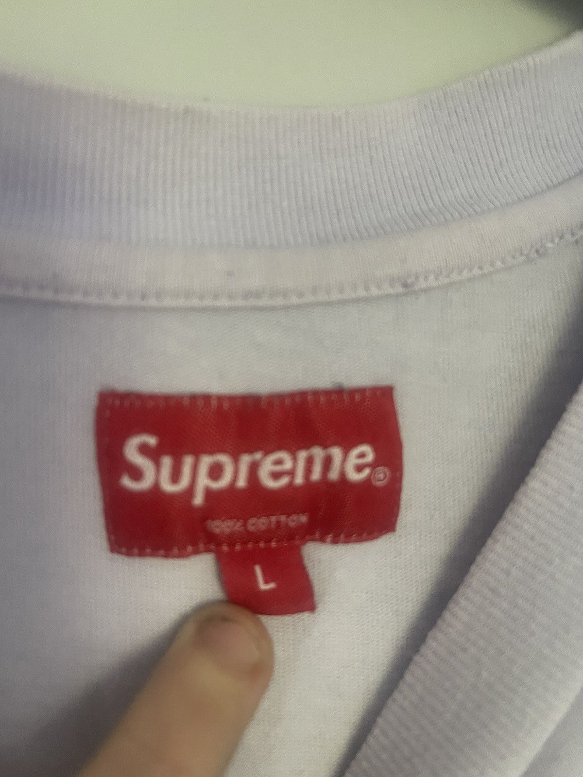 Supreme Supreme Ink Blot Lilac / Lavender T-Shirt Size US L / EU 52-54 / 3 - 3 Thumbnail