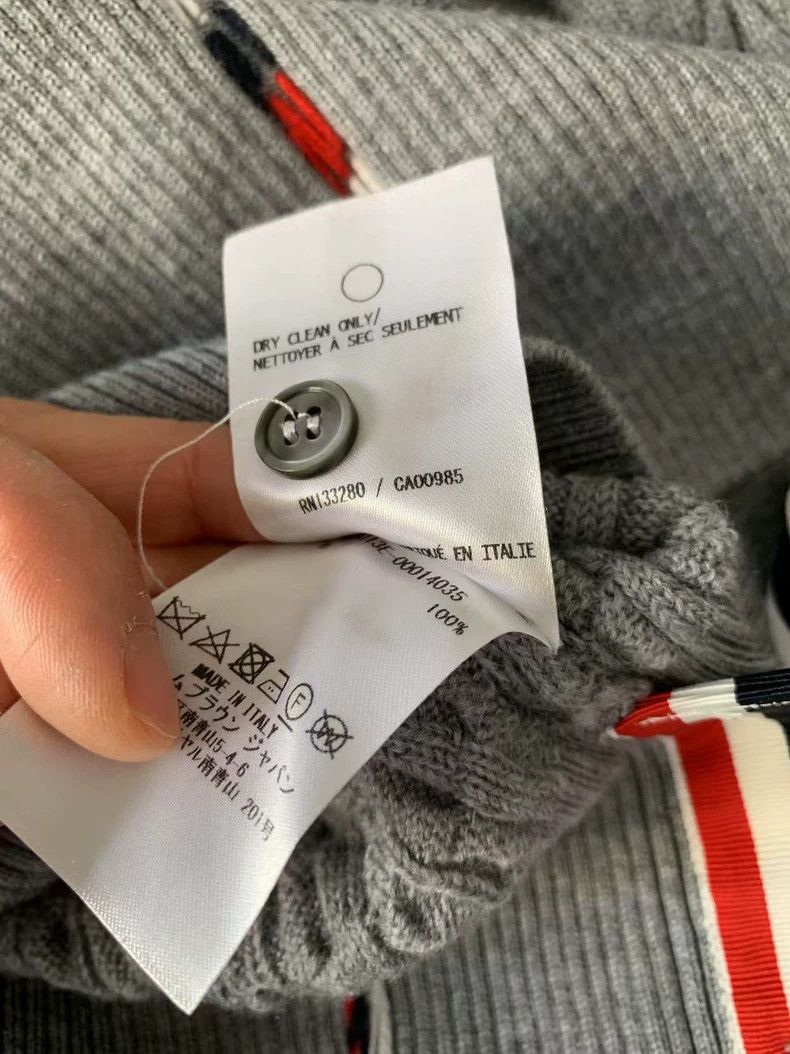 Thom Browne Thom Browne Grey sweater Size XS / US 0-2 / IT 36-38 - 9 Thumbnail