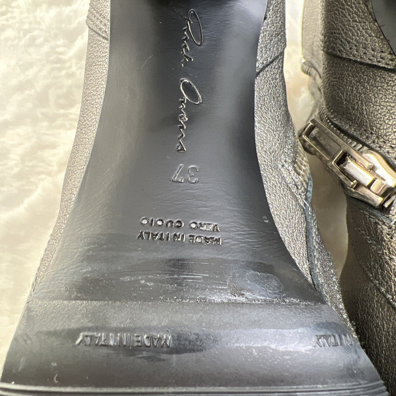Rick Owens RICK OWENS-Leather Metallic Bootie/Heel’s- 37Made In Italy Size US 7 / IT 37 - 12 Thumbnail