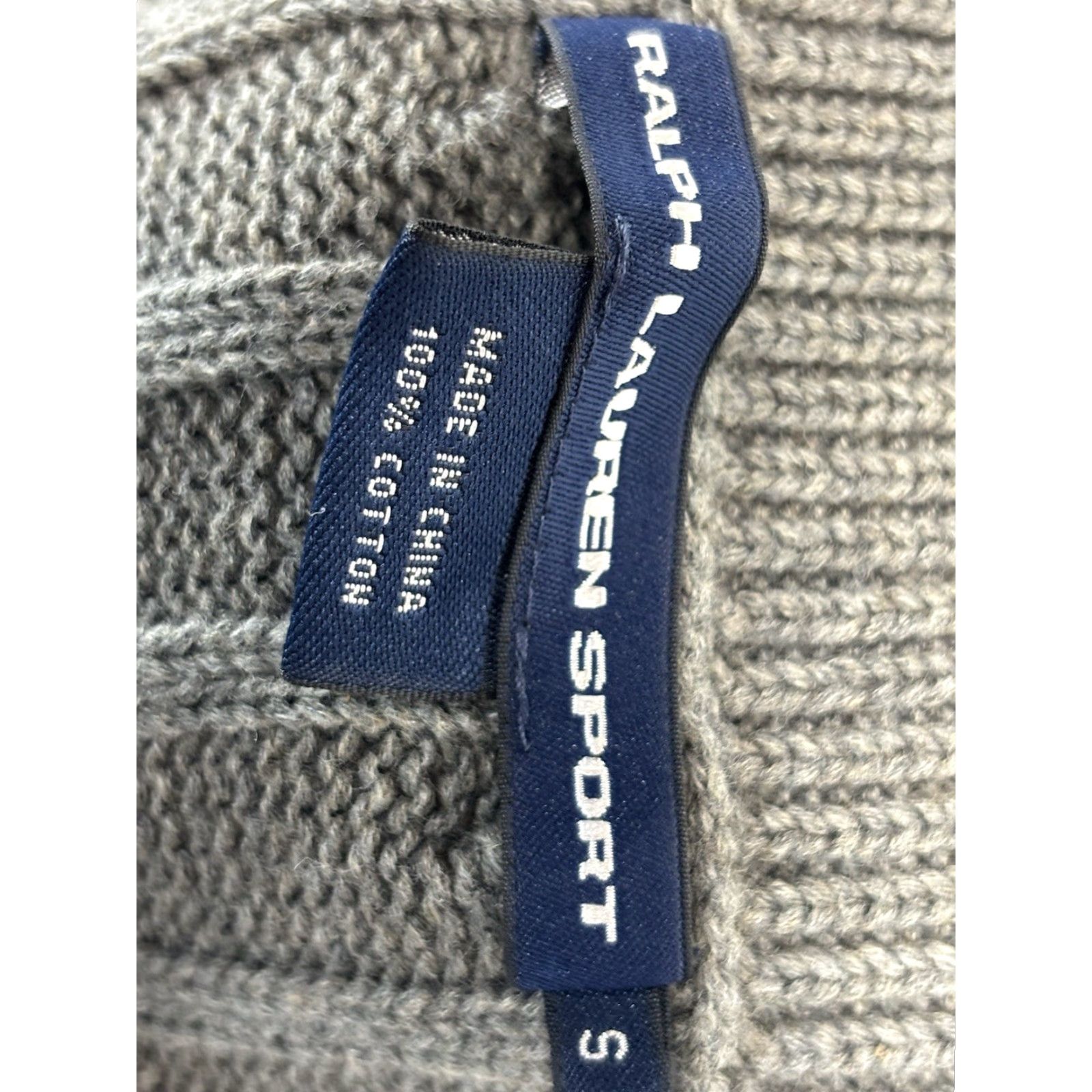 Polo Ralph Lauren Ralph Lauren Sport Cardigan Shirt Women S Gray Cable-Knit Shawl Collar Preppy Vintage? (Note: Avoid adds) Size S / US 4 / IT 40 - 8 Thumbnail