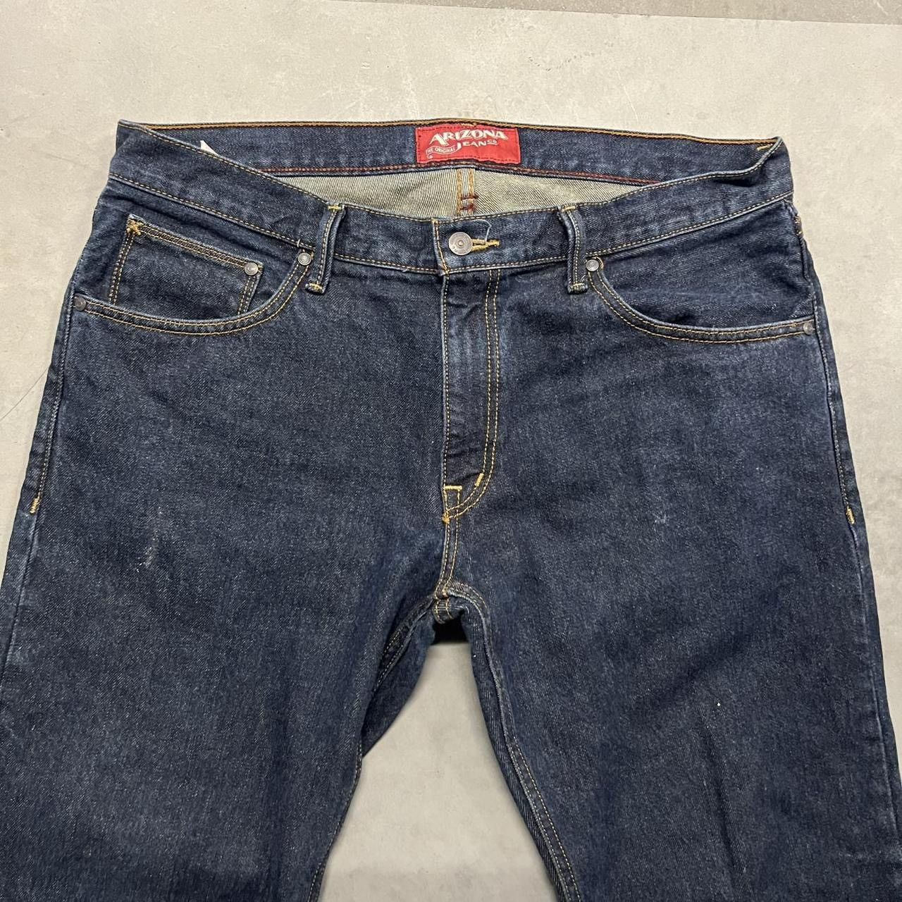Arizona Jean Co. Crazy Vintage Y2K/2000s Baggy Dark Wash Denim Jeans! Size US 36 / EU 52 - 4 Thumbnail