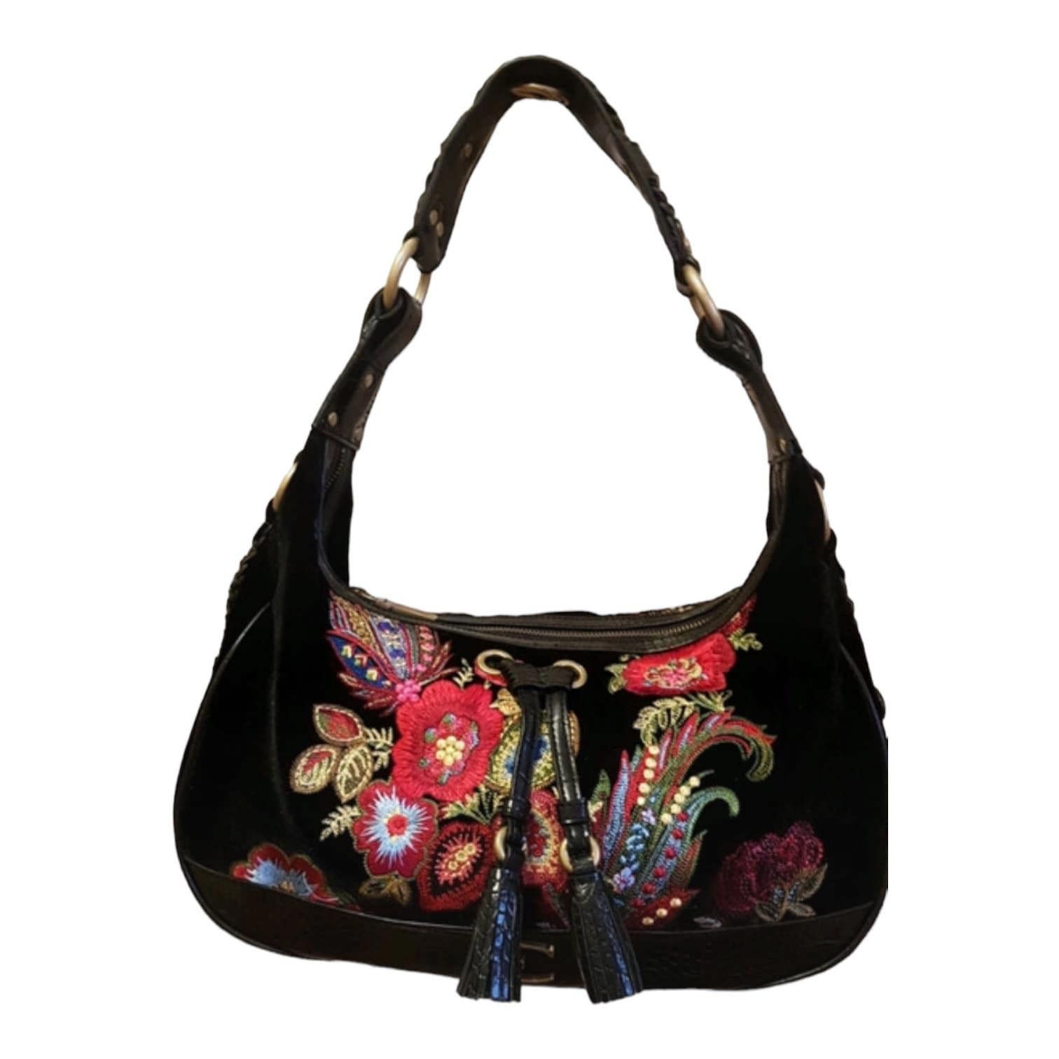 Roberto Cavalli The Cavalli Embroidered Frills Big Bag Size ONE SIZE - 1 Thumbnail