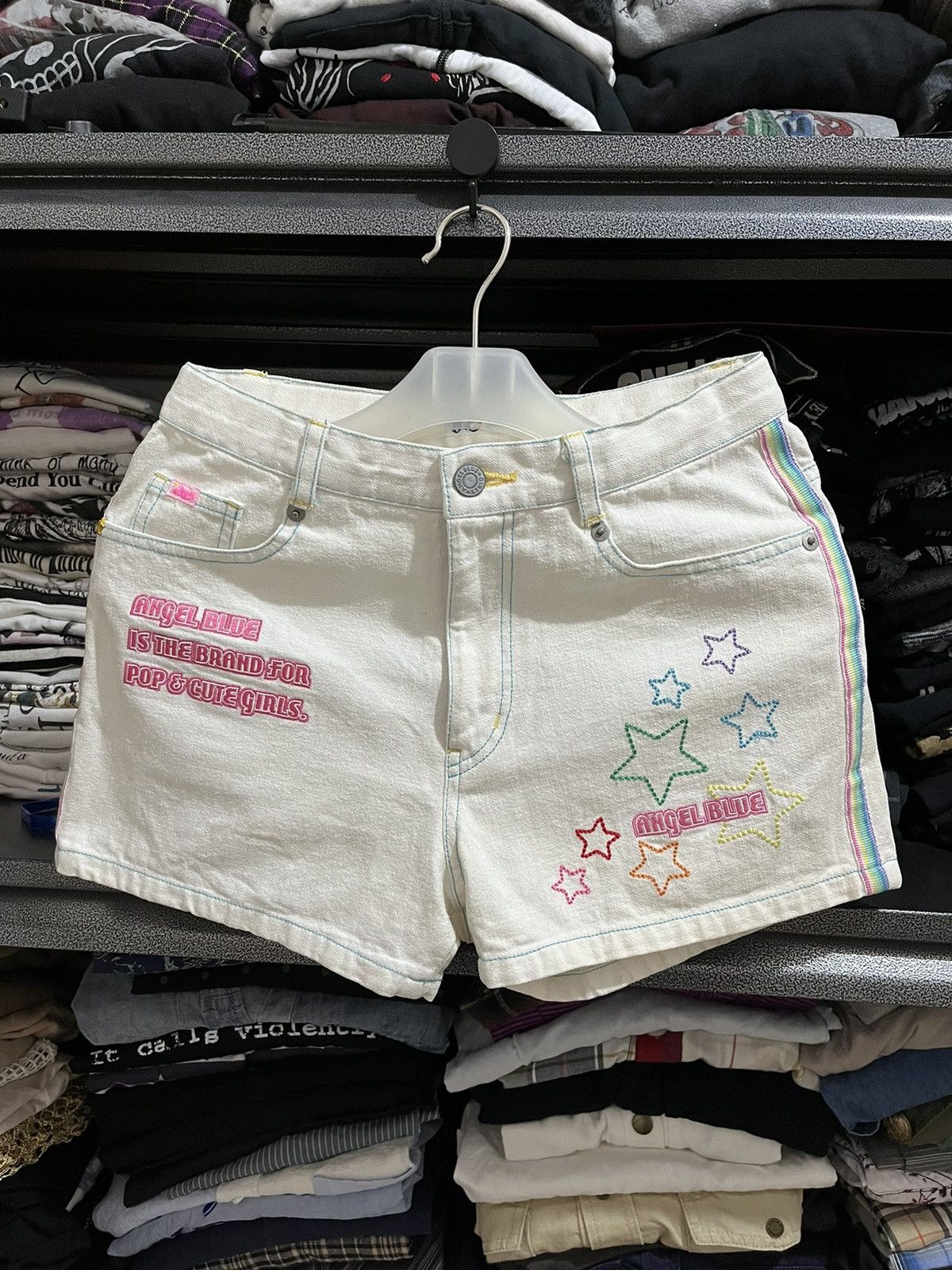 Angel Blue × Hysteric Glamour × If Six Was Nine 💸BINDINGOFFER💸Angle blue mini pants Size 26" / US 2 / IT 38 - 1 Thumbnail