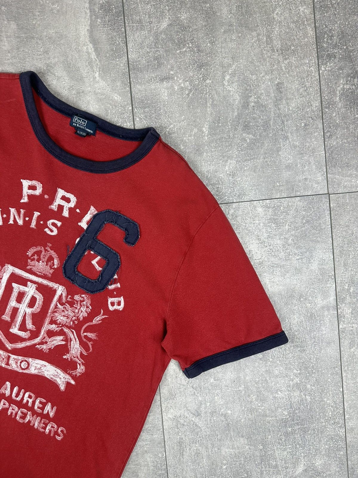 Polo Ralph Lauren Polo Ralph Lauren Overprint Logo Mens Red T-Shirt Size US S / EU 44-46 / 1 - 3 Thumbnail