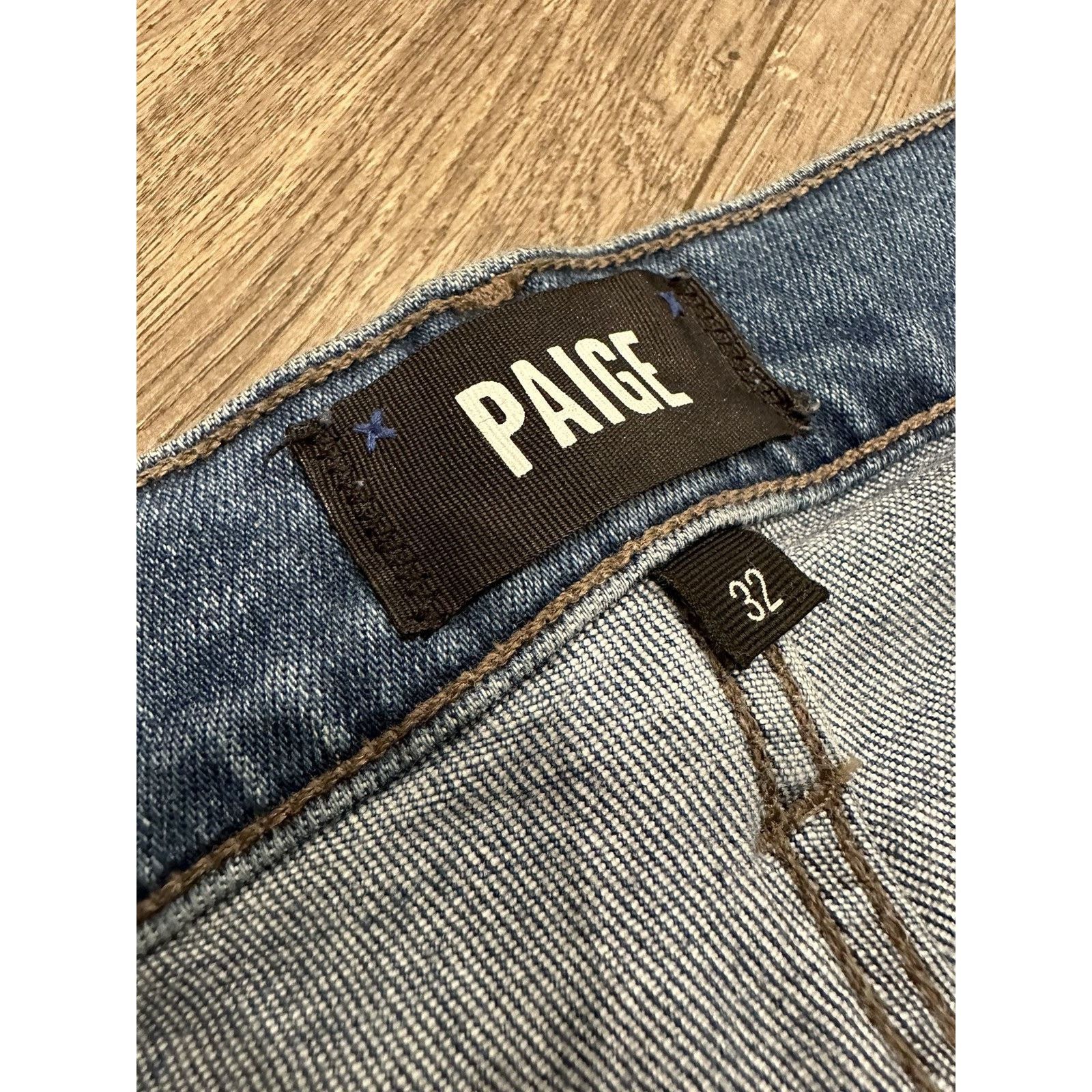 Paige Paige Denim Archie Destructed Blue Jeans Sz. 32 New NWT Size US 32 / EU 48 - 9 Thumbnail