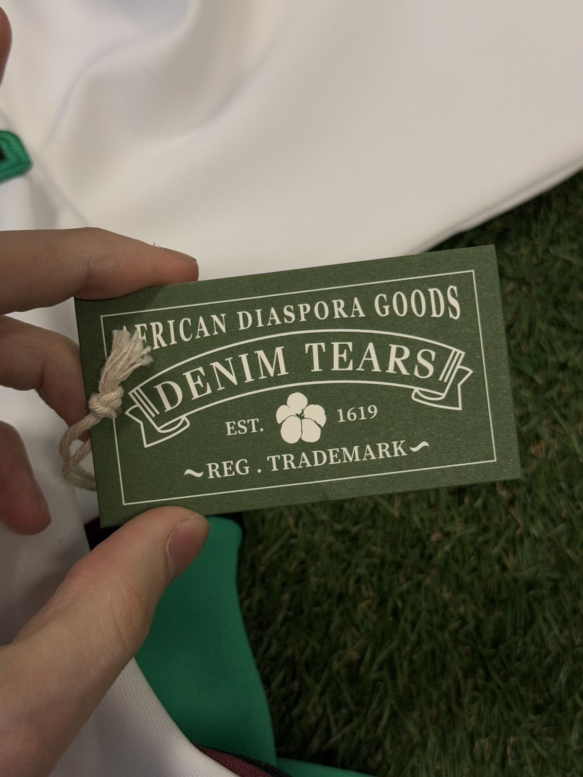 DENIM TEARS Denim Tears Green White Track Jacket Size Small Size US S / EU 44-46 / 1 - 11 Thumbnail