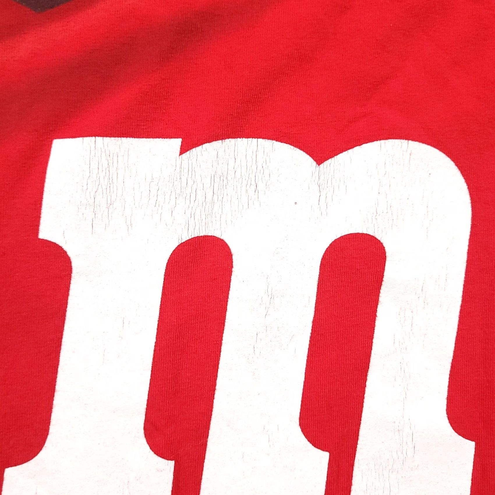 CHOCOOLATE VINTAGE M & M Shirt Mens L Red Logo Official Cool Cartoon TV M&M's Chocolate Candy Graphic Print Long Sleeve Crew Neck Size US L / EU 52-54 / 3 - 4 Thumbnail
