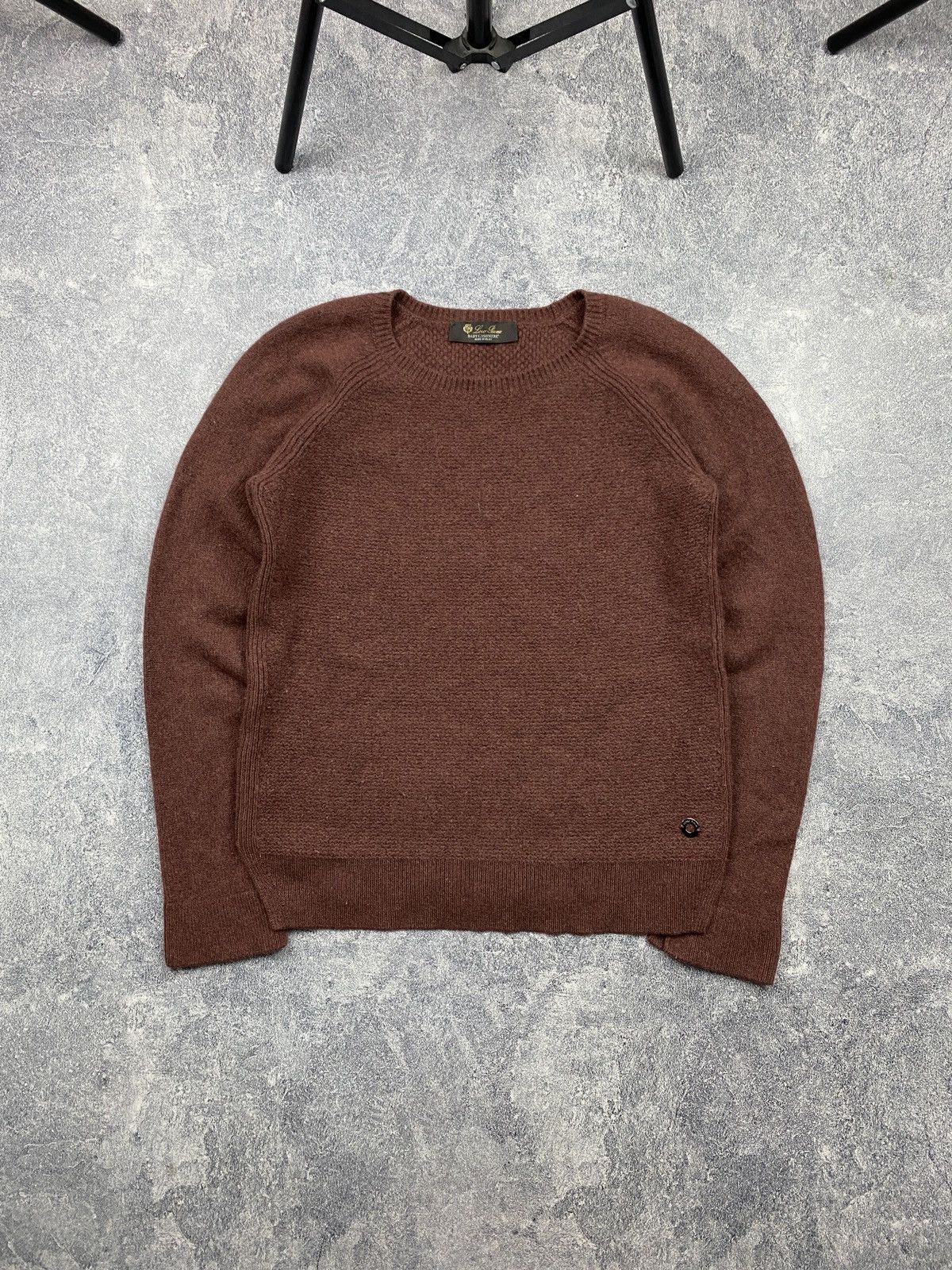 Loro Piana Loro Piana Womens Burgundy Baby Cashmere Sweater Size S / US 4 / IT 40 - 1 Thumbnail