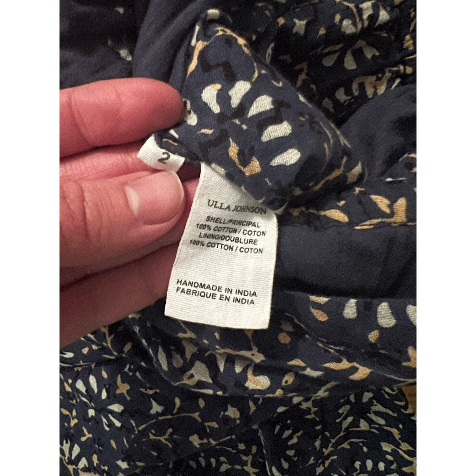 Ulla Johnson Ulla Johnson Terra Jumpsuit Azul Navy Blue Cotton Tassels 2 Size 26" / US 2 / IT 38 - 5 Thumbnail