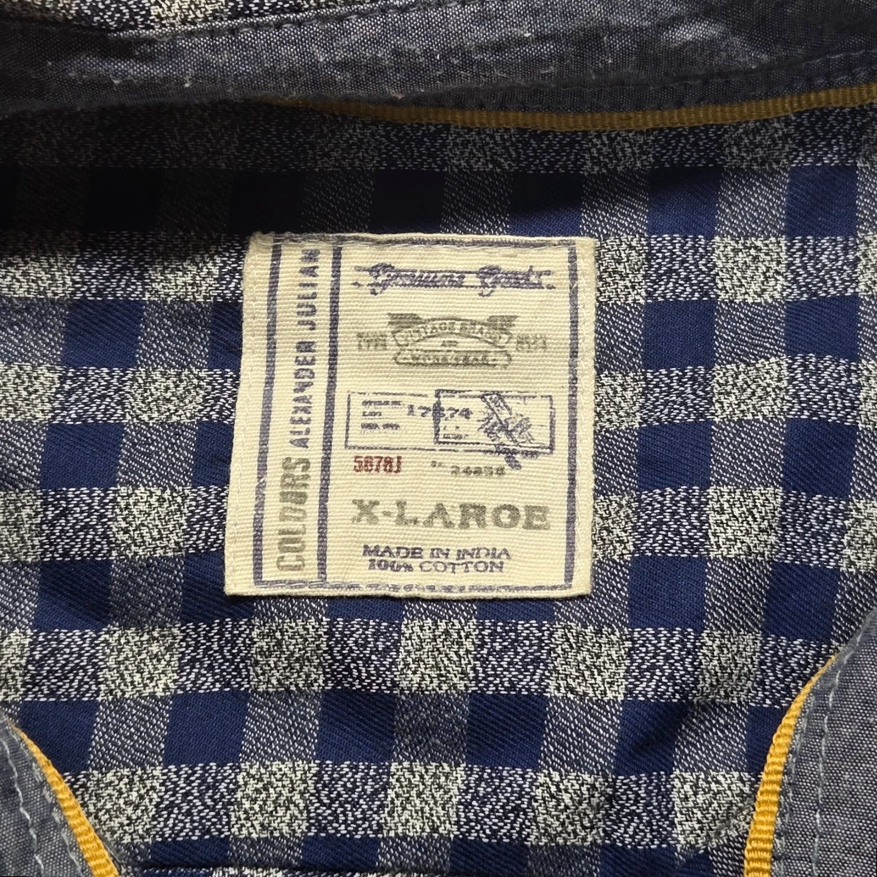 Alexander Julian VINTAGE Alexander Julian Shirt Men XL Multicoloured Check Button-Up Long Sleeve Size US XL / EU 56 / 4 - 3 Thumbnail
