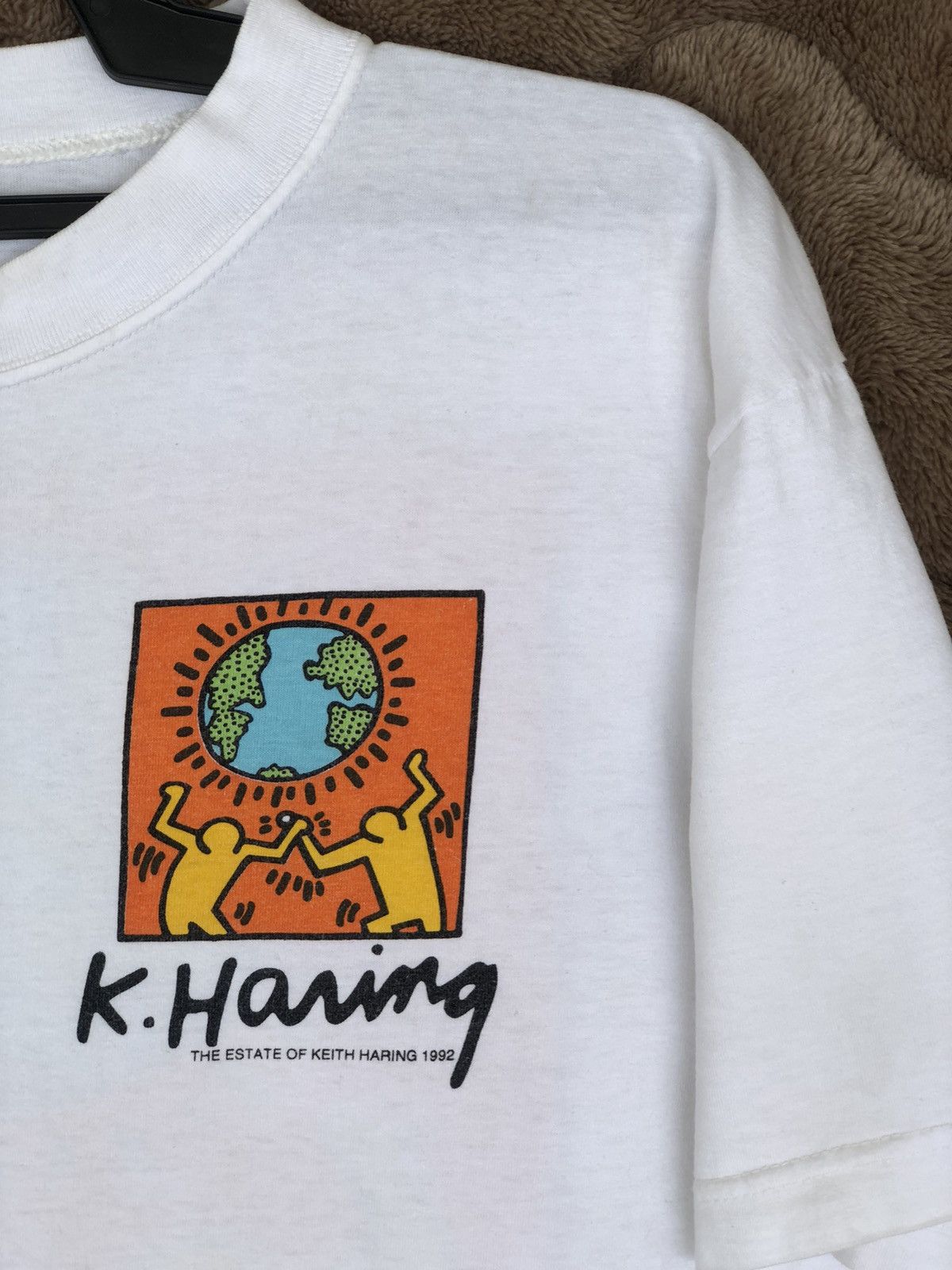 Keith Haring Vintage Keith Haring Pop Art Tee Size US L / EU 52-54 / 3 - 8 Thumbnail