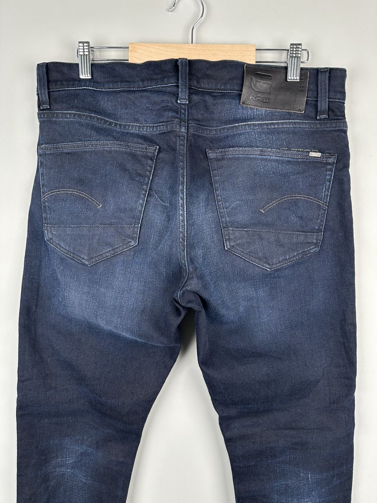 G-Star × Japanese Brand × Jean G Star Raw 3301 Slim Denim Jeans Size US 34 / EU 50 - 4 Thumbnail