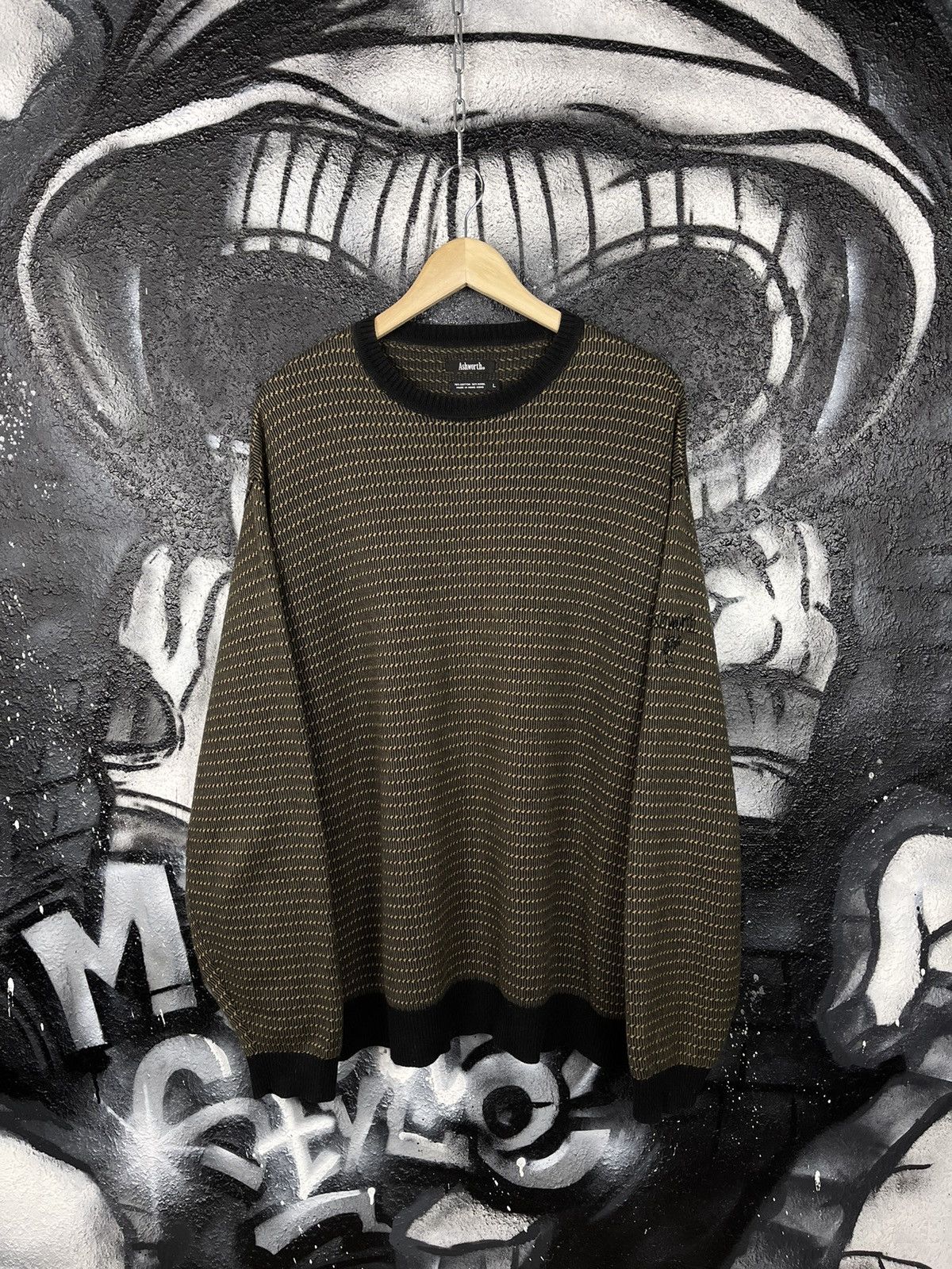 Ashworth × Designer Ashworth Wool Sweater Men’s Size L Size US L / EU 52-54 / 3 - 3 Thumbnail