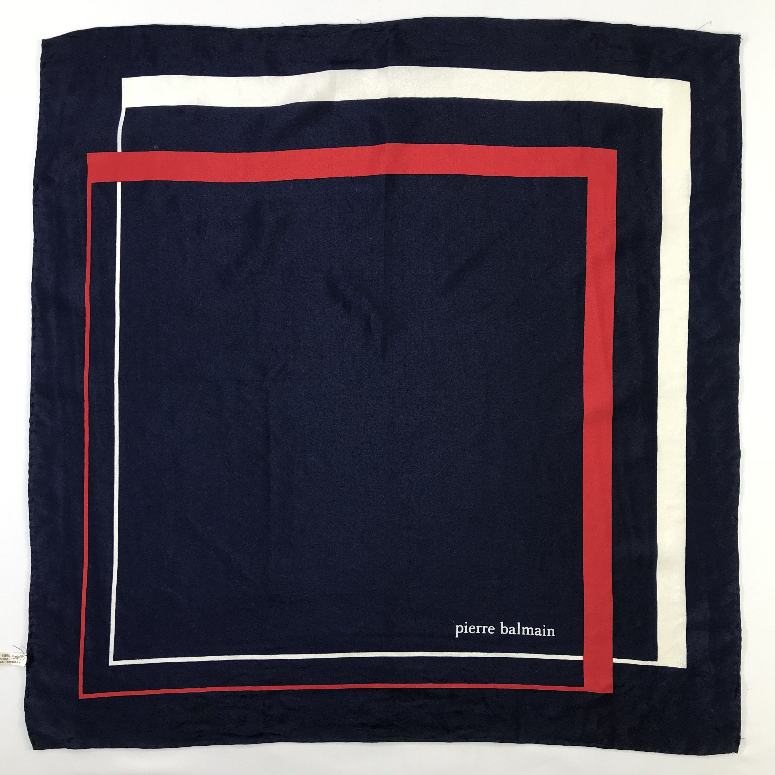 Pierre Balmain × Vintage Pierre Balmain Bandana / Handkerchief / Neckerchief - S556 Size ONE SIZE - 1 Thumbnail
