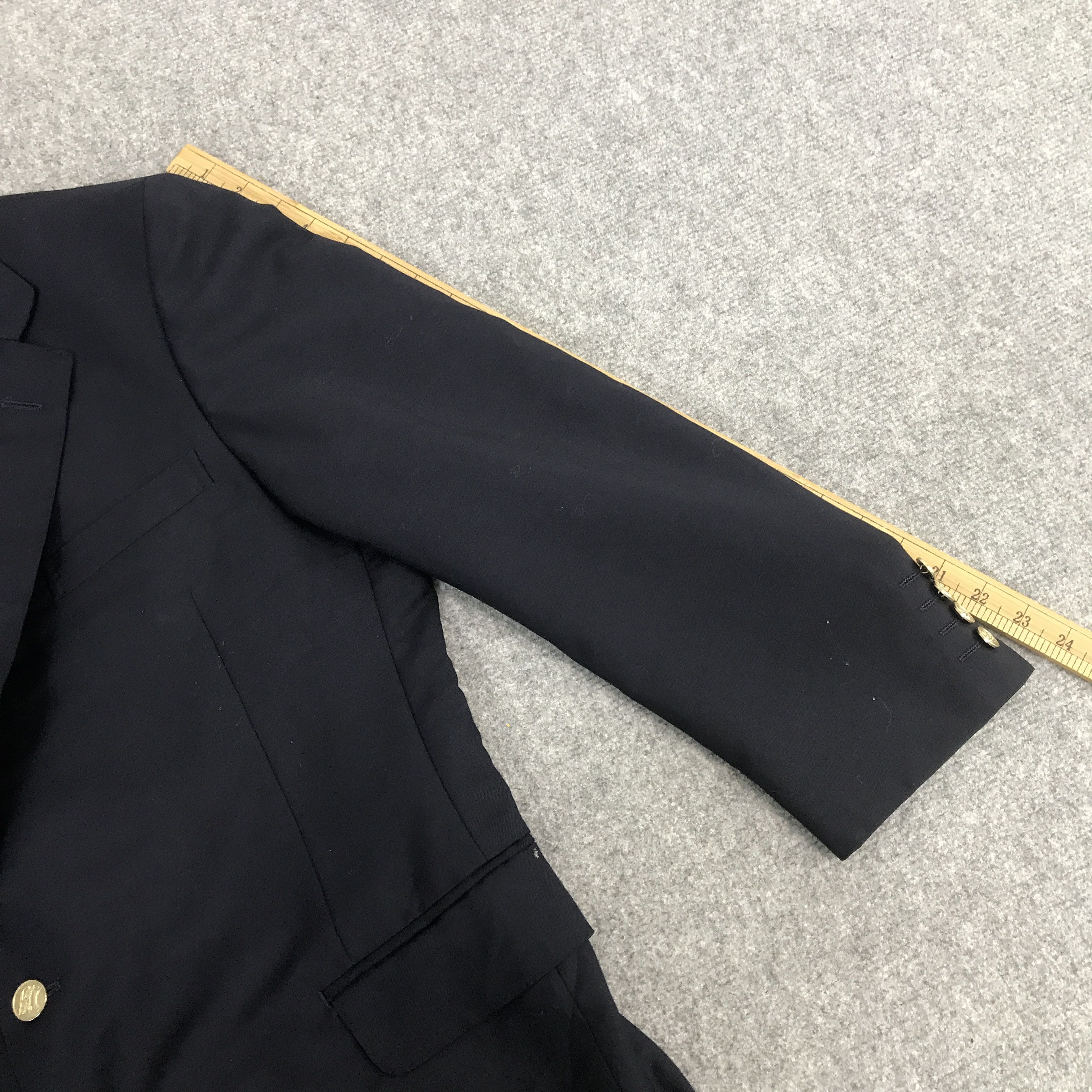 Burberry × Vintage burberrys Wool & mohair blazer coat jacket Size US L / EU 52-54 / 3 - 6 Thumbnail