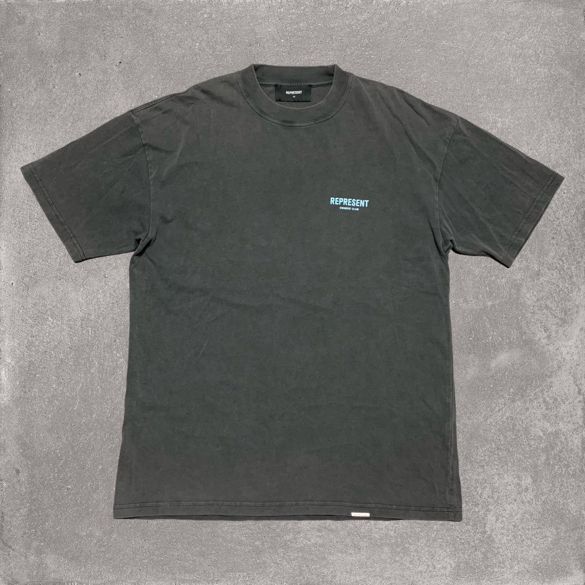 Represent Clo. Represent XS Owners Club Vintage Grey Tee Blue Graphic Size US XS / EU 42 / 0 - 2 Thumbnail