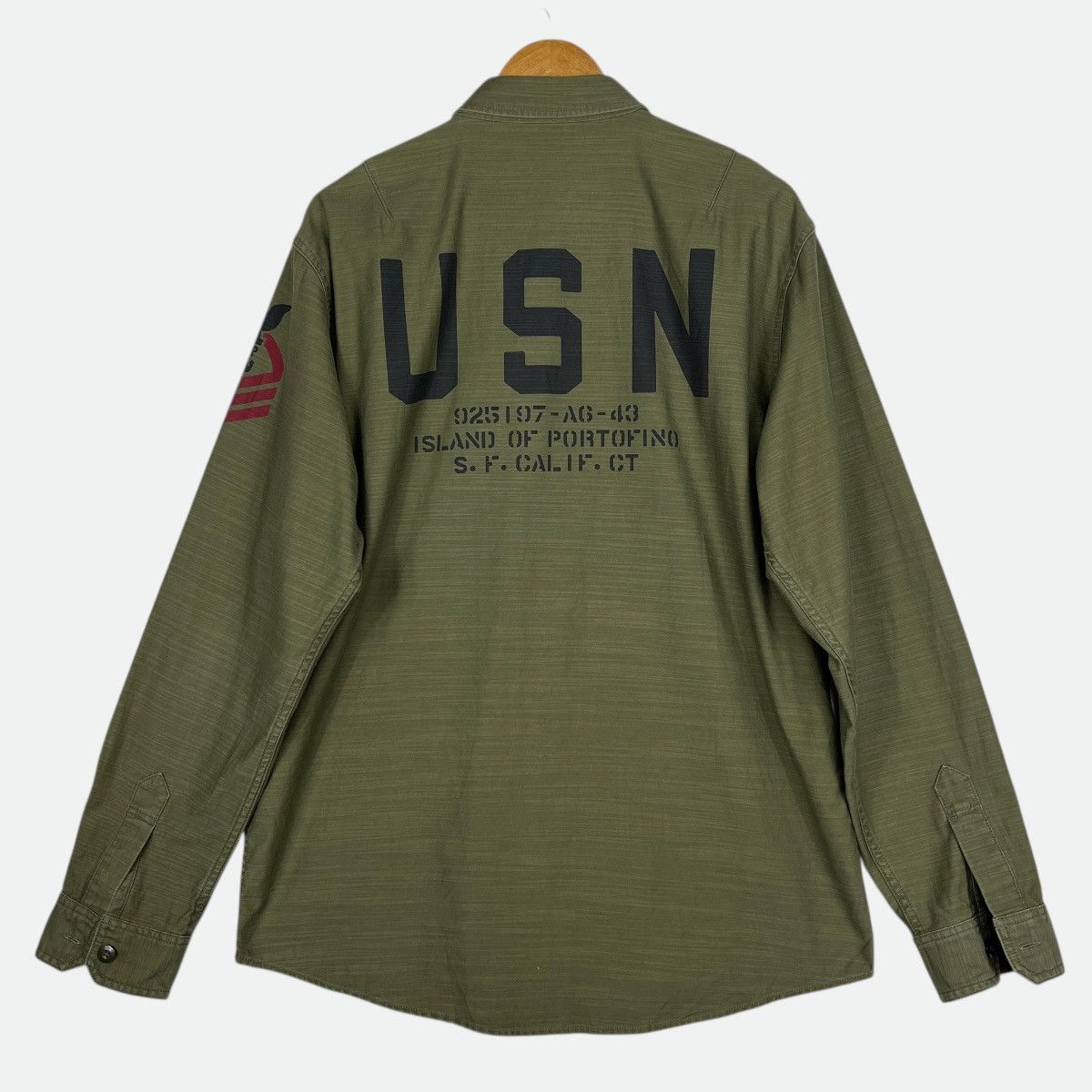 Avirex 🔥 Avirex USN Us Navy Shirt Jacket Size US XL / EU 56 / 4 - 3 Thumbnail