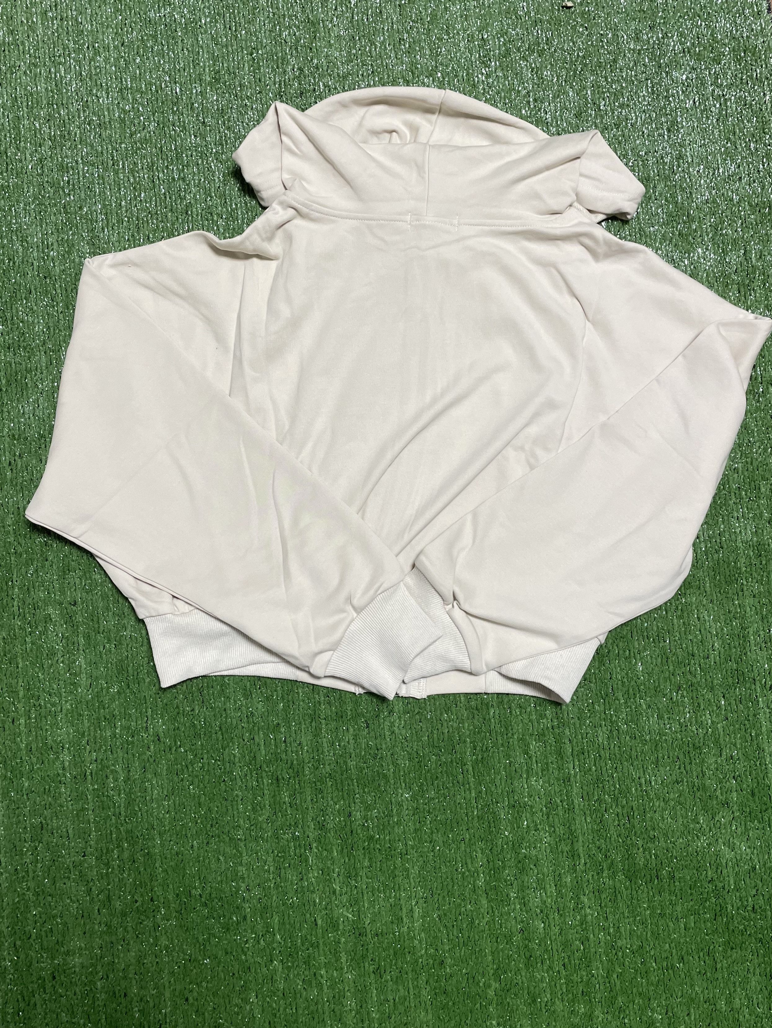 Alo Yoga NWT Alo Yoga Beige Hoodie & Shorts Matching Set Women's M Size M / US 6-8 / IT 42-44 - 10 Thumbnail