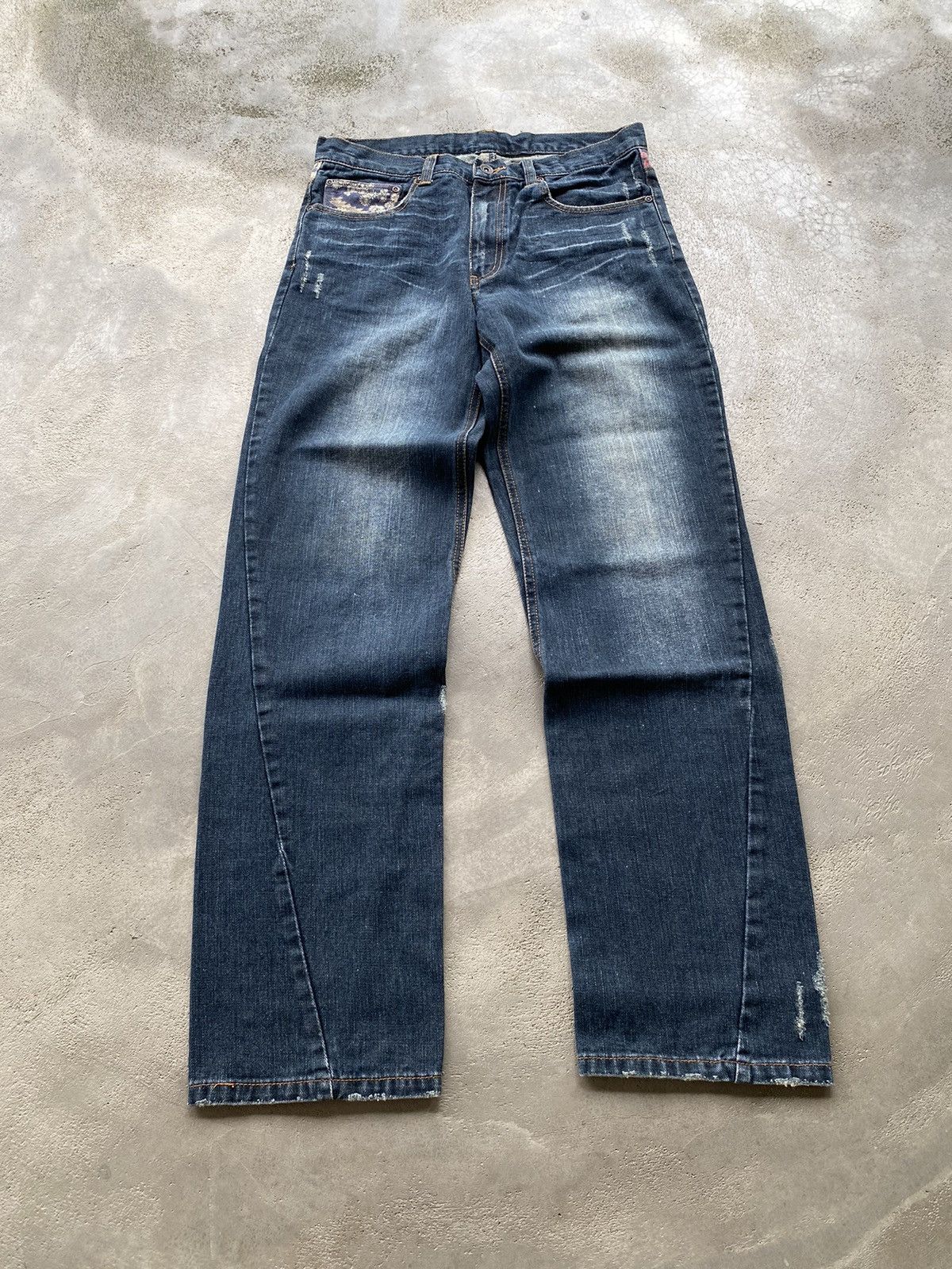 If Six Was Nine × Japanese Brand Vintage Karakuri Japanese Denim Jeans Size US 32 / EU 48 - 2 Thumbnail