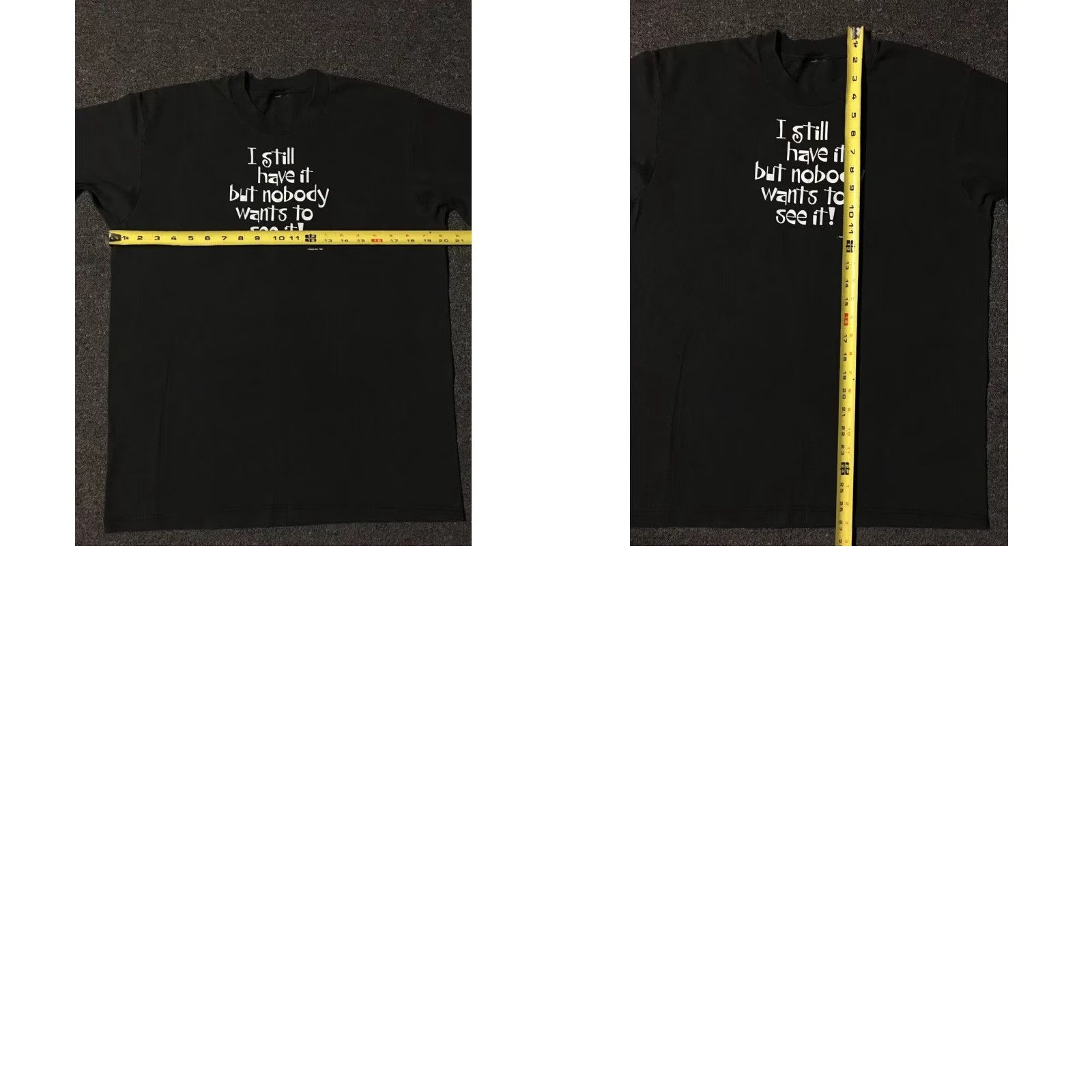 Vintage Vtg 80s I Still Have It But Nobody Wants To See It Faded Shirt M Funny Joke Grunge Shirt Mens Black 80s 90s USA Bar Comedy Vintage Size US M / EU 48-50 / 2 - 8 Thumbnail