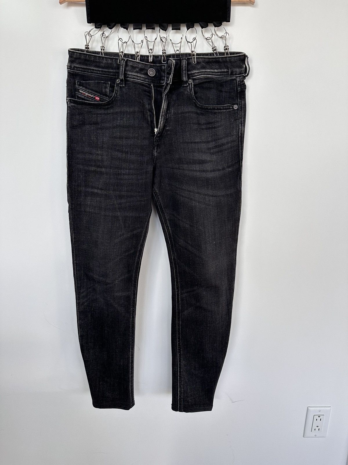 Diesel DIESEL Dark Grey Skinny Jeans Size US 30 / EU 46 - 1 Thumbnail