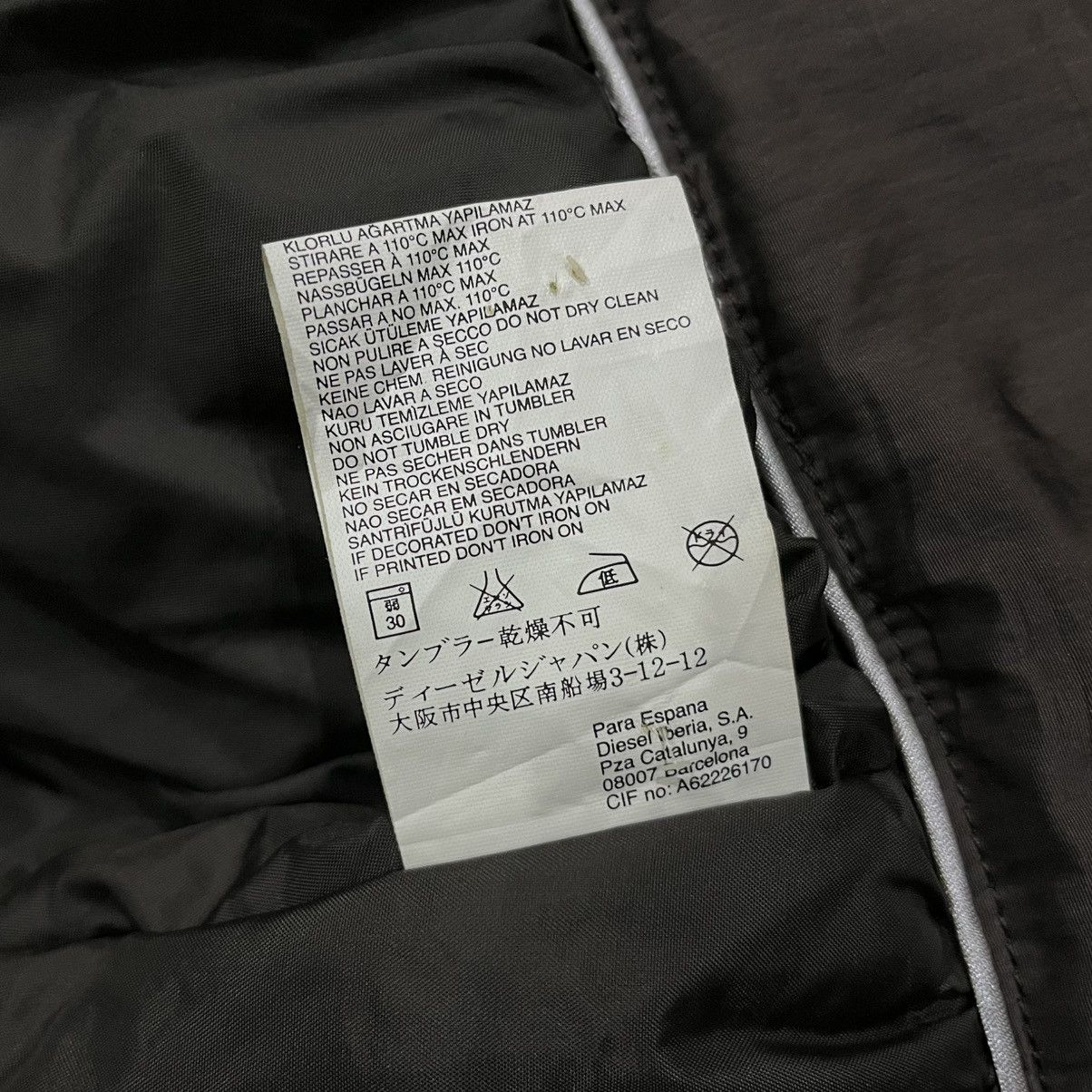 Diesel Vintage Diesel Double Collar Bikers Jacket Size XL / US 12-14 / IT 48-50 - 8 Thumbnail