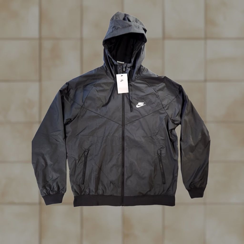 Nike × Stussy Nike x Stussy Windrunner half zip Jacket Black XXL